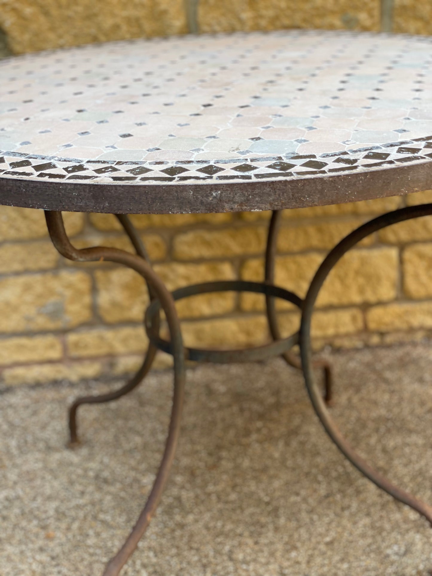 Vintage Moroccan Mosaic Table