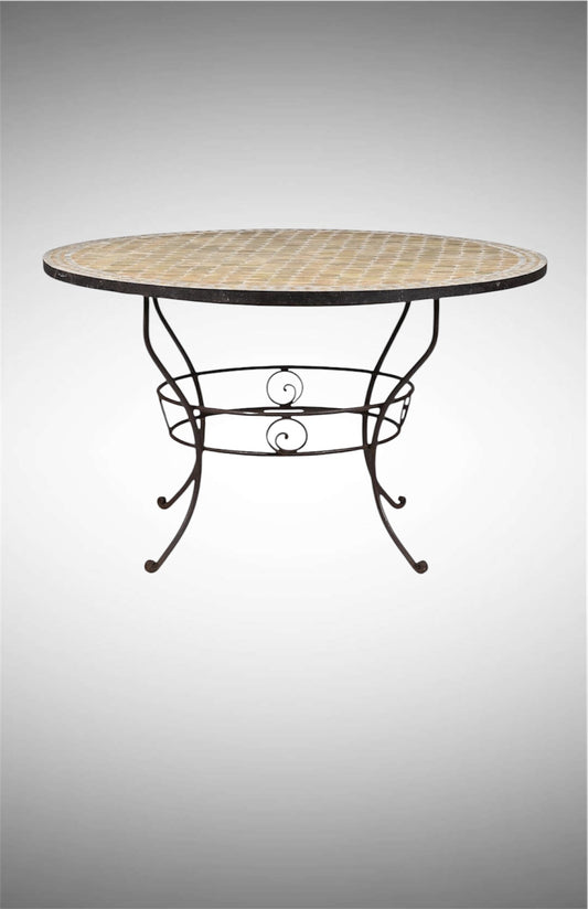 Large Moroccan Mosaic Table Garden/ Patio/ Conservatory