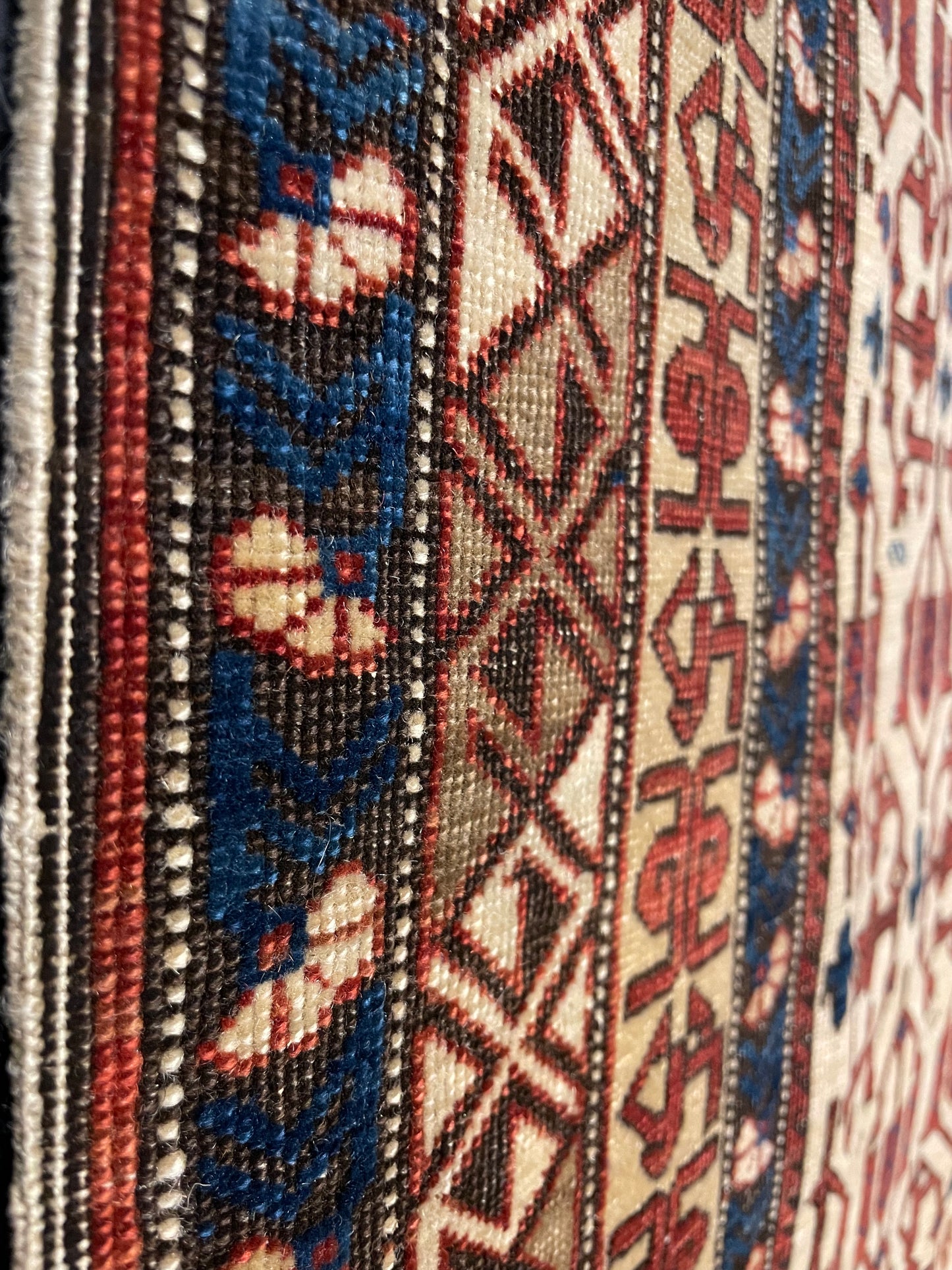 Antique Caucasian Kuba Konagkend Rug