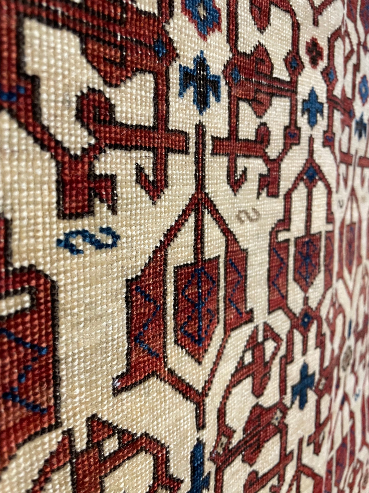 Antique Caucasian Kuba Konagkend Rug
