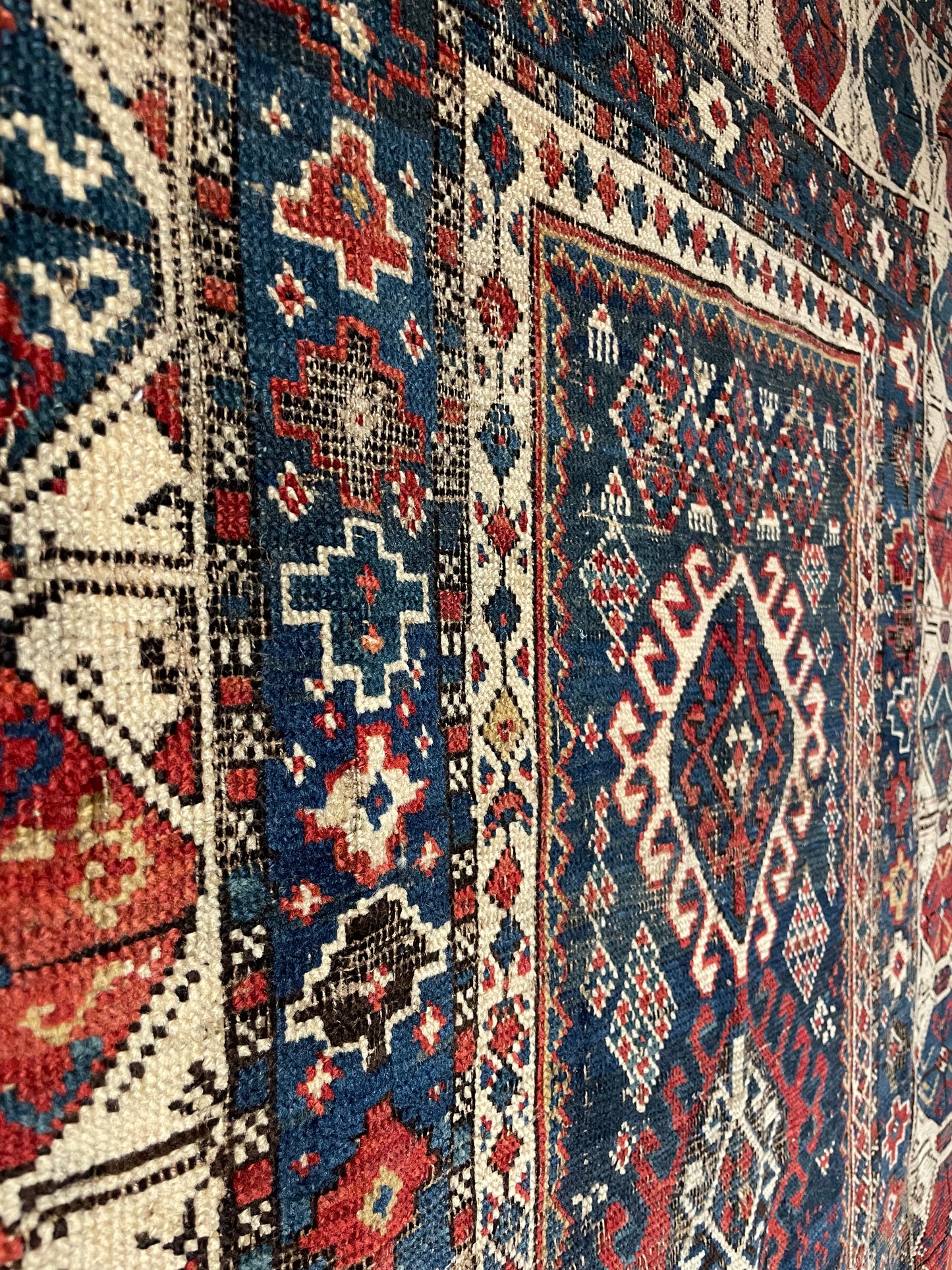 Antique Caucasian Shirvan Runner (Fragment)