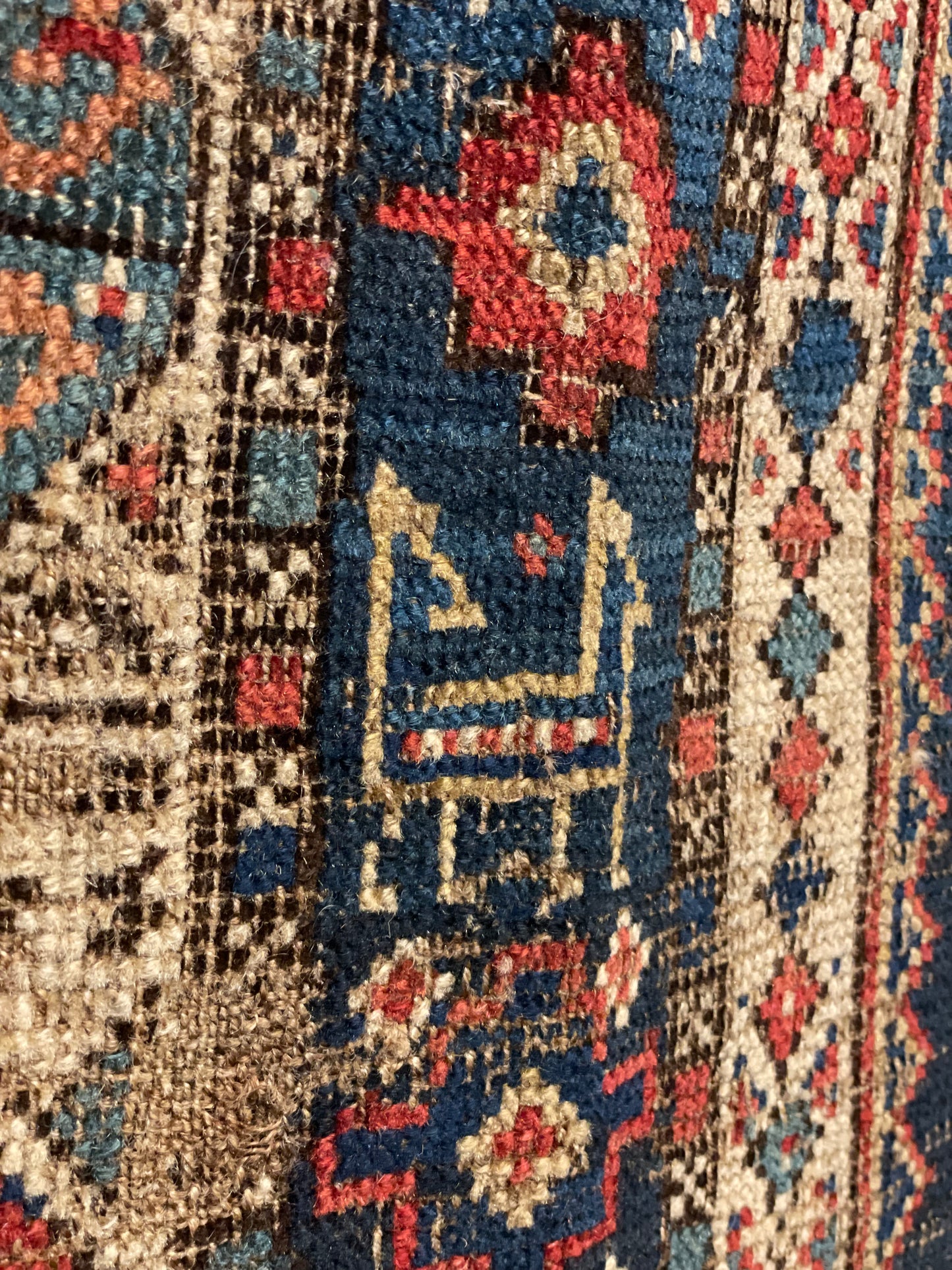 Antique Caucasian Shirvan Runner (Fragment)