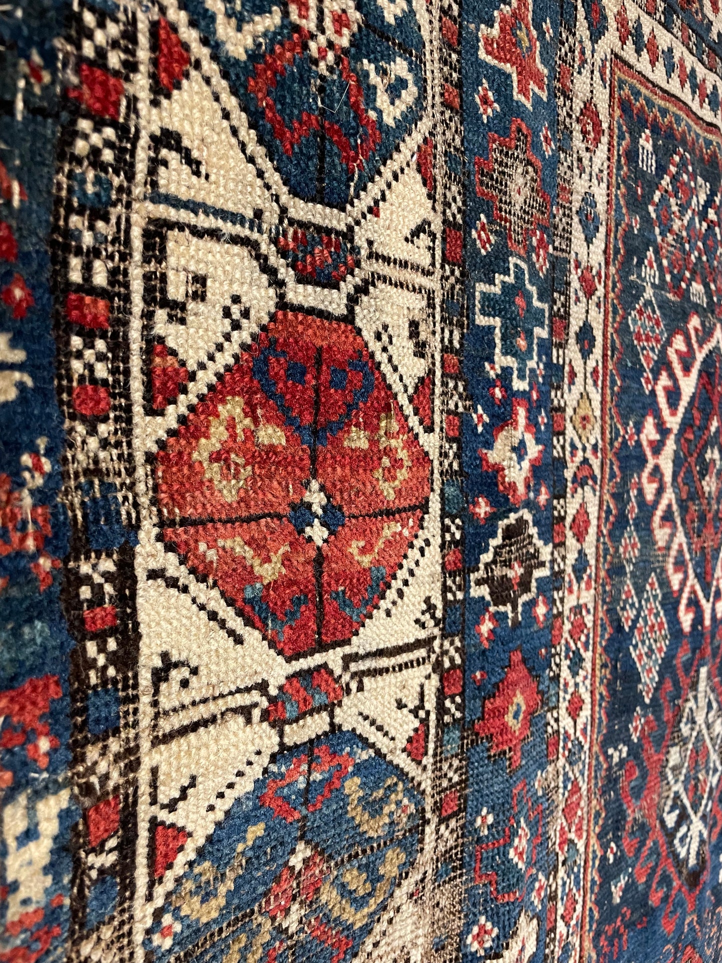 Antique Caucasian Shirvan Runner (Fragment)