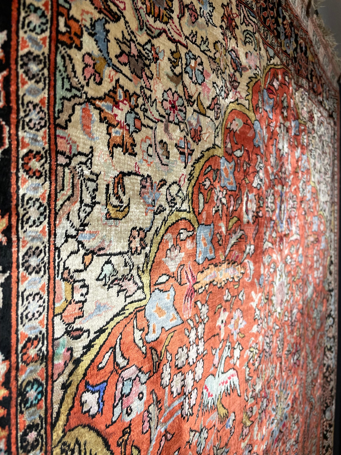 N/W Persian Fine Silk 'Garden of Paradise'