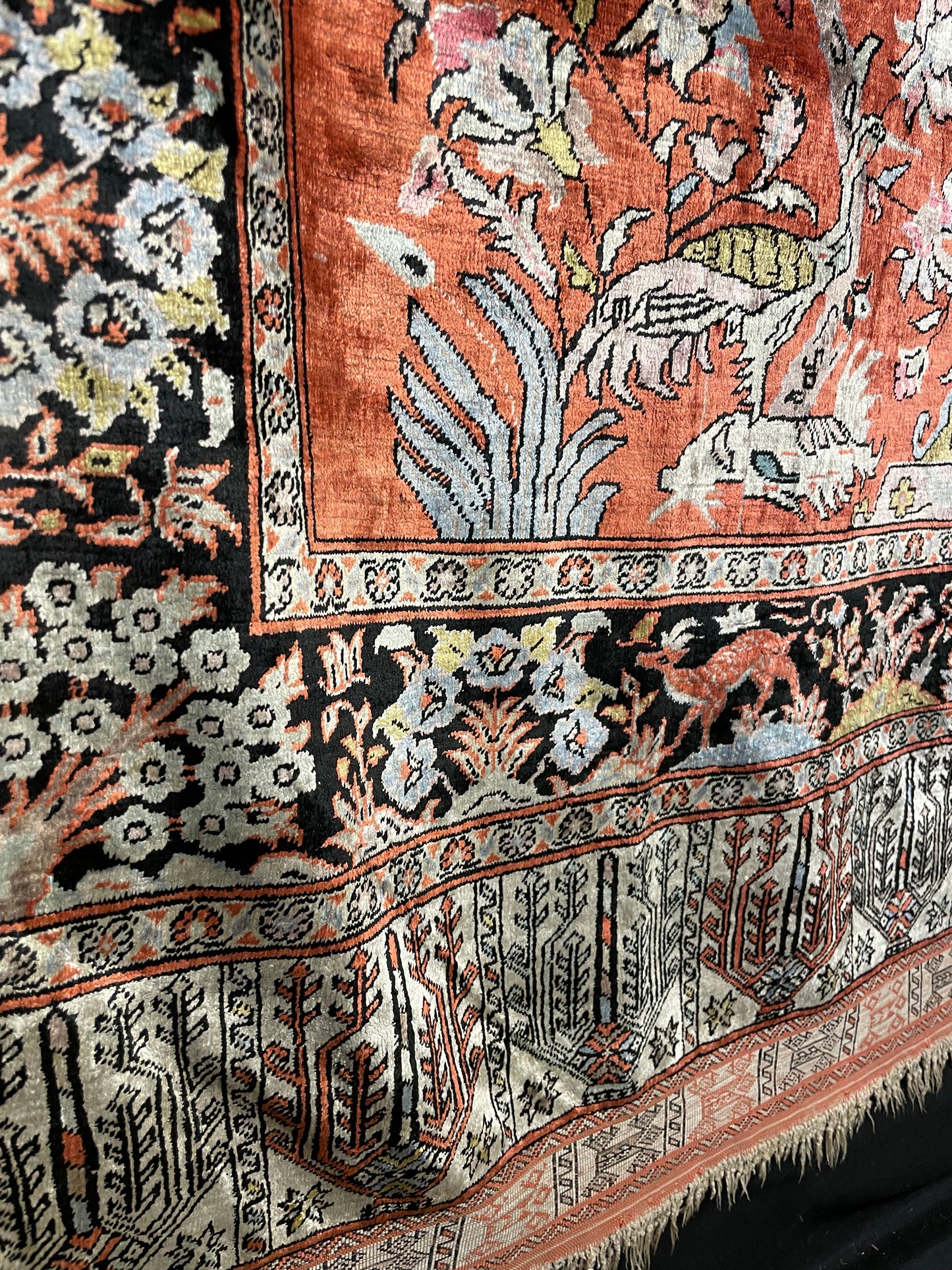 N/W Persian Fine Silk 'Garden of Paradise'