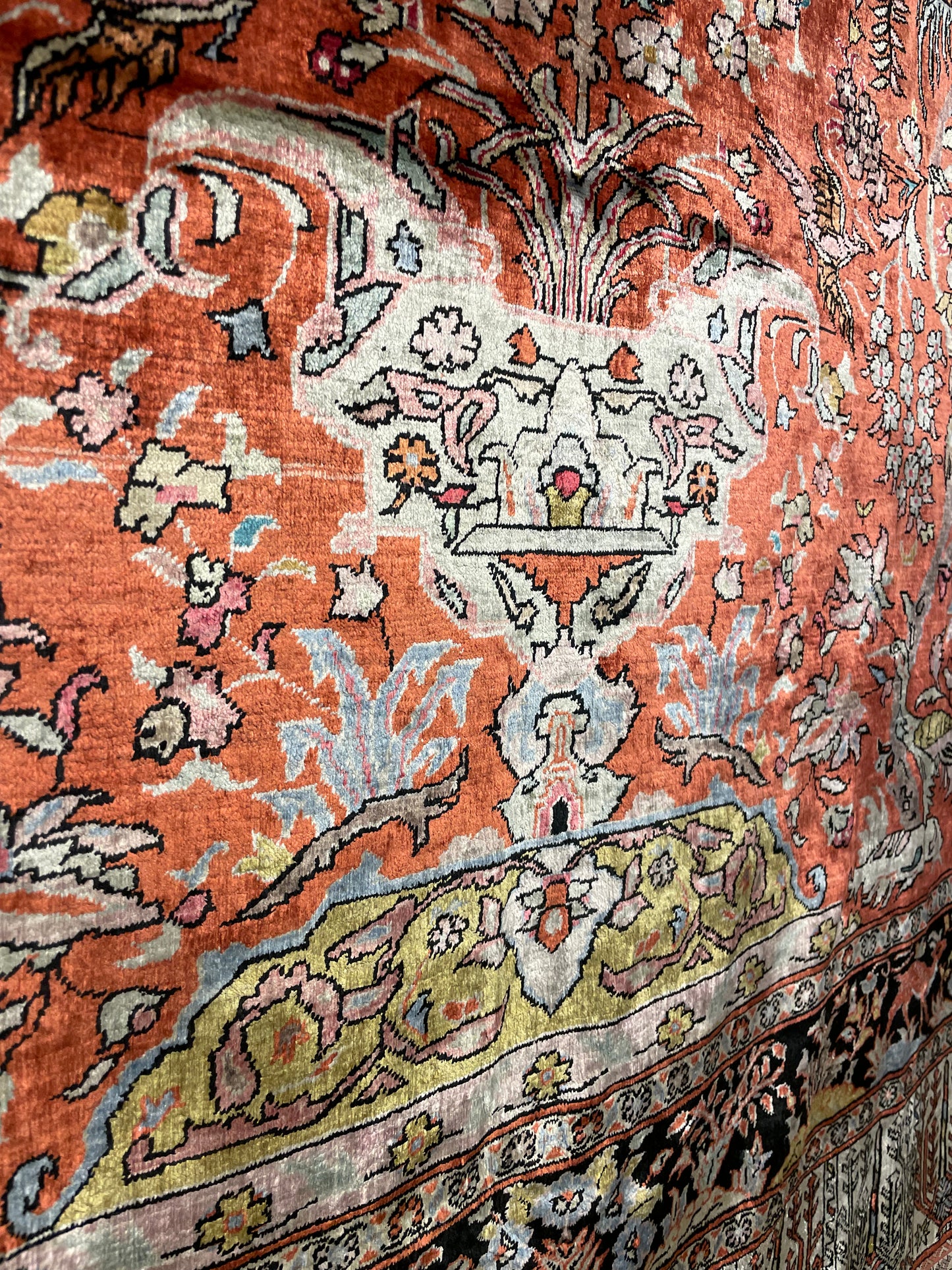 N/W Persian Fine Silk 'Garden of Paradise'