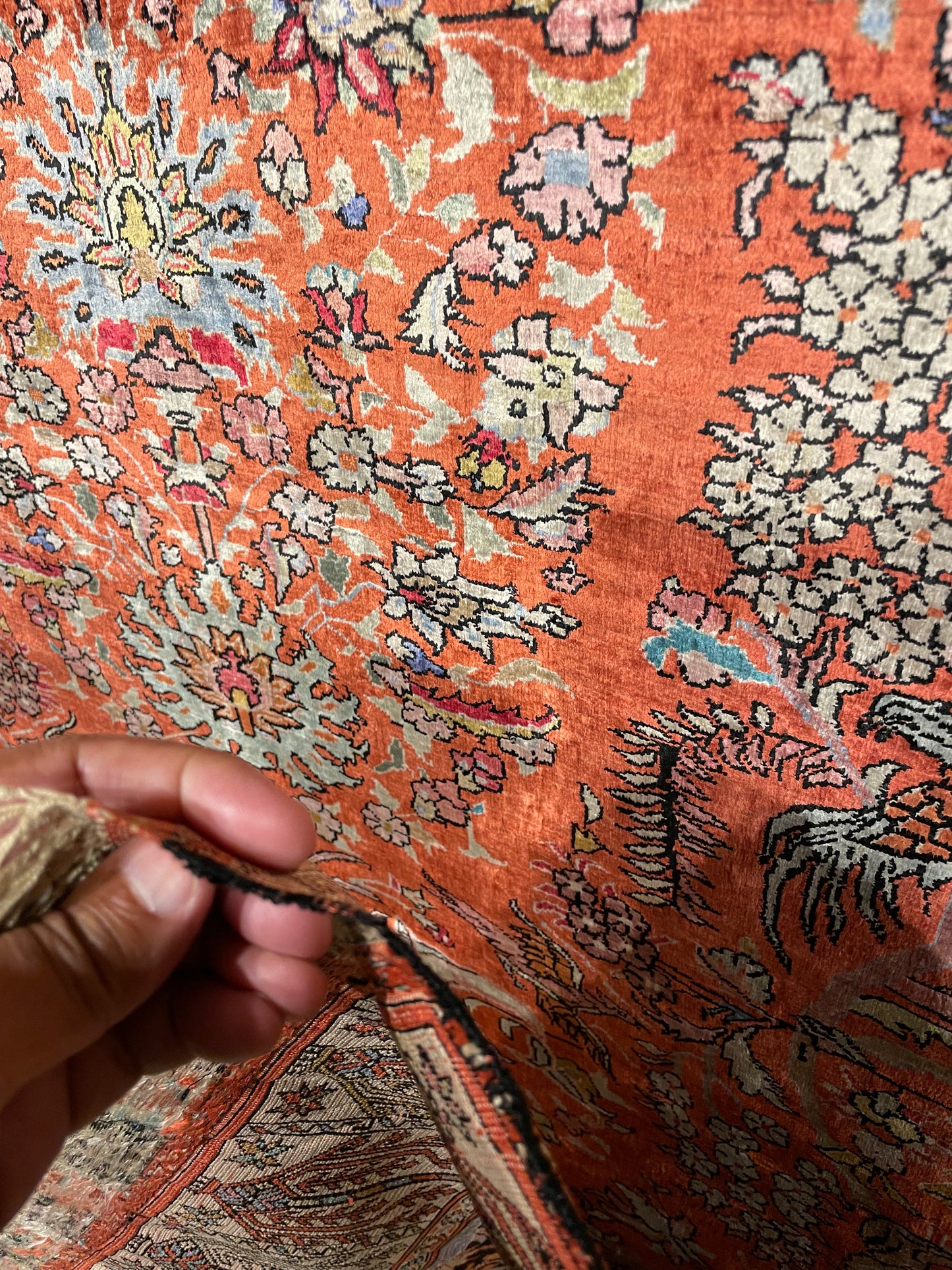 N/W Persian Fine Silk 'Garden of Paradise'