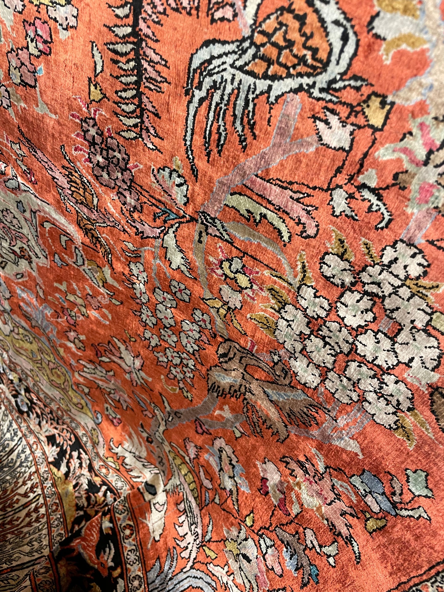 N/W Persian Fine Silk 'Garden of Paradise'