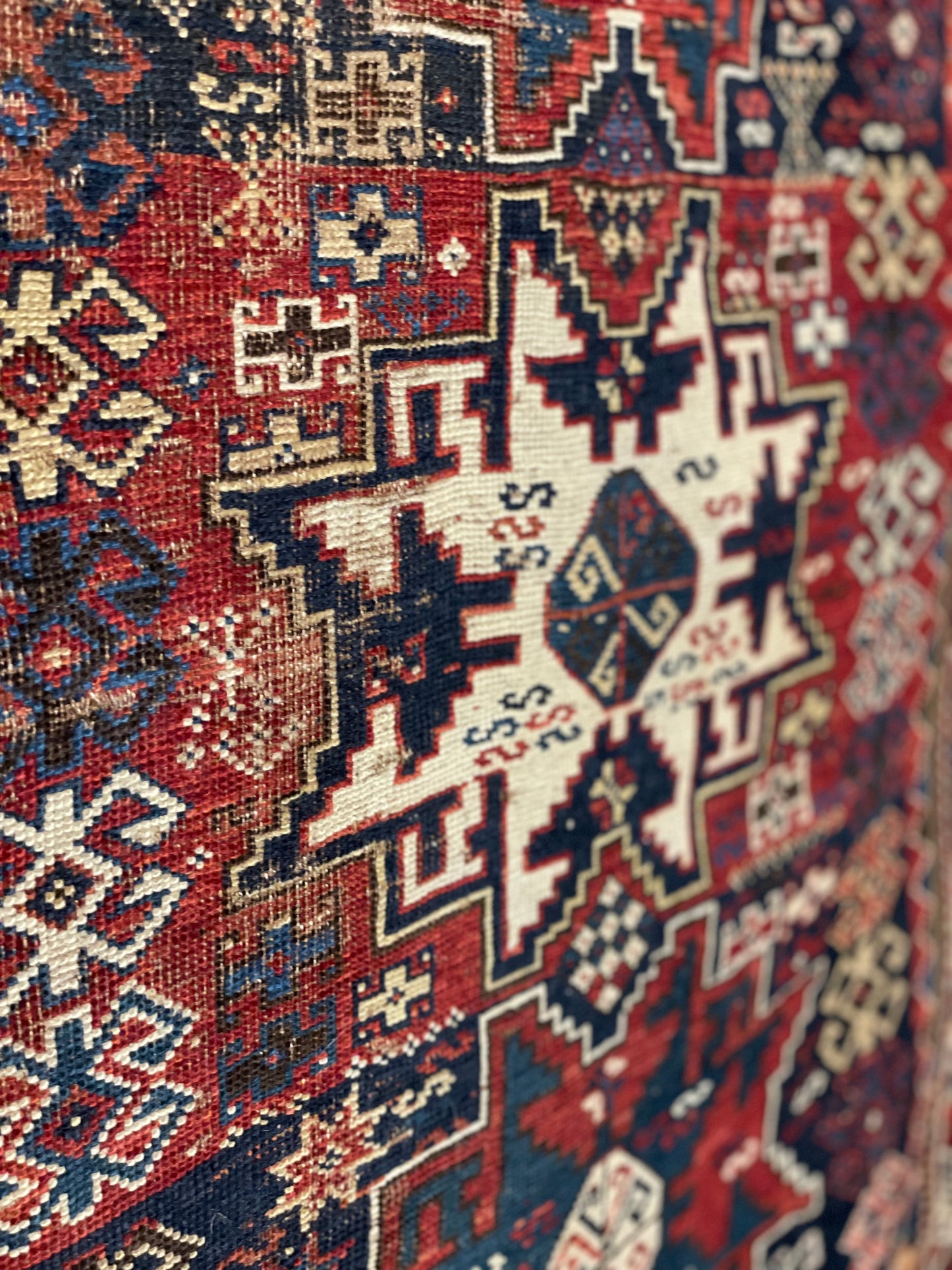 Antique Caucasian with Lezghi Stars