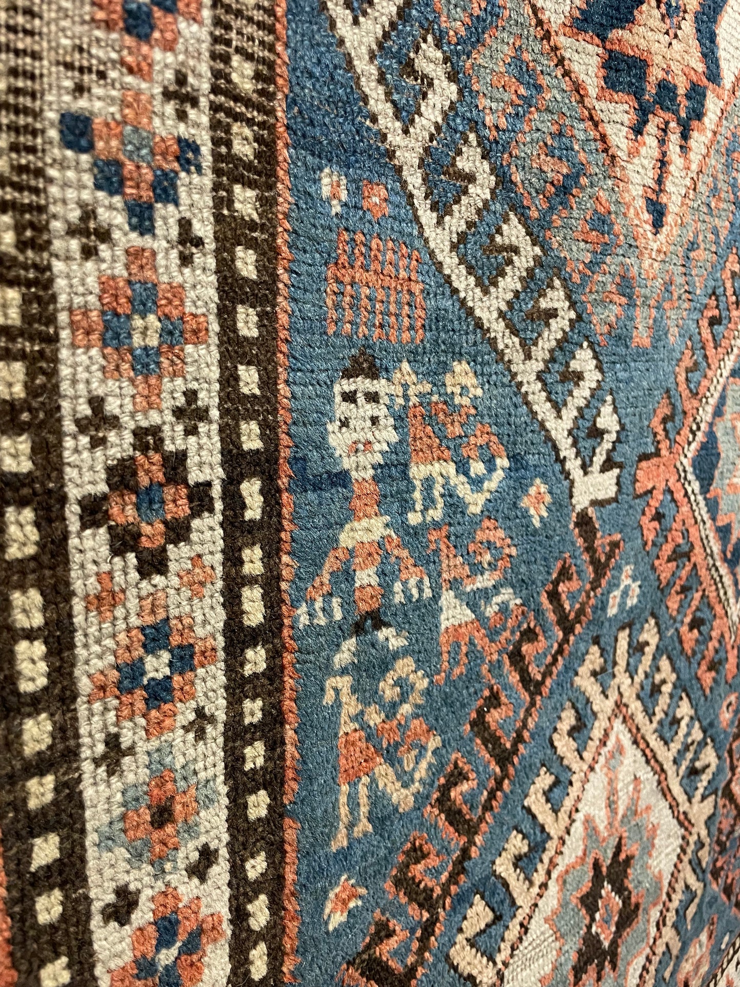 Antique Caucasian Kazak Rug