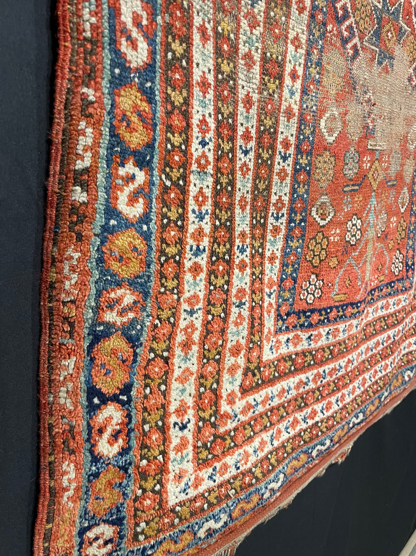 Antique Anatolian Kozak Prayer Rug