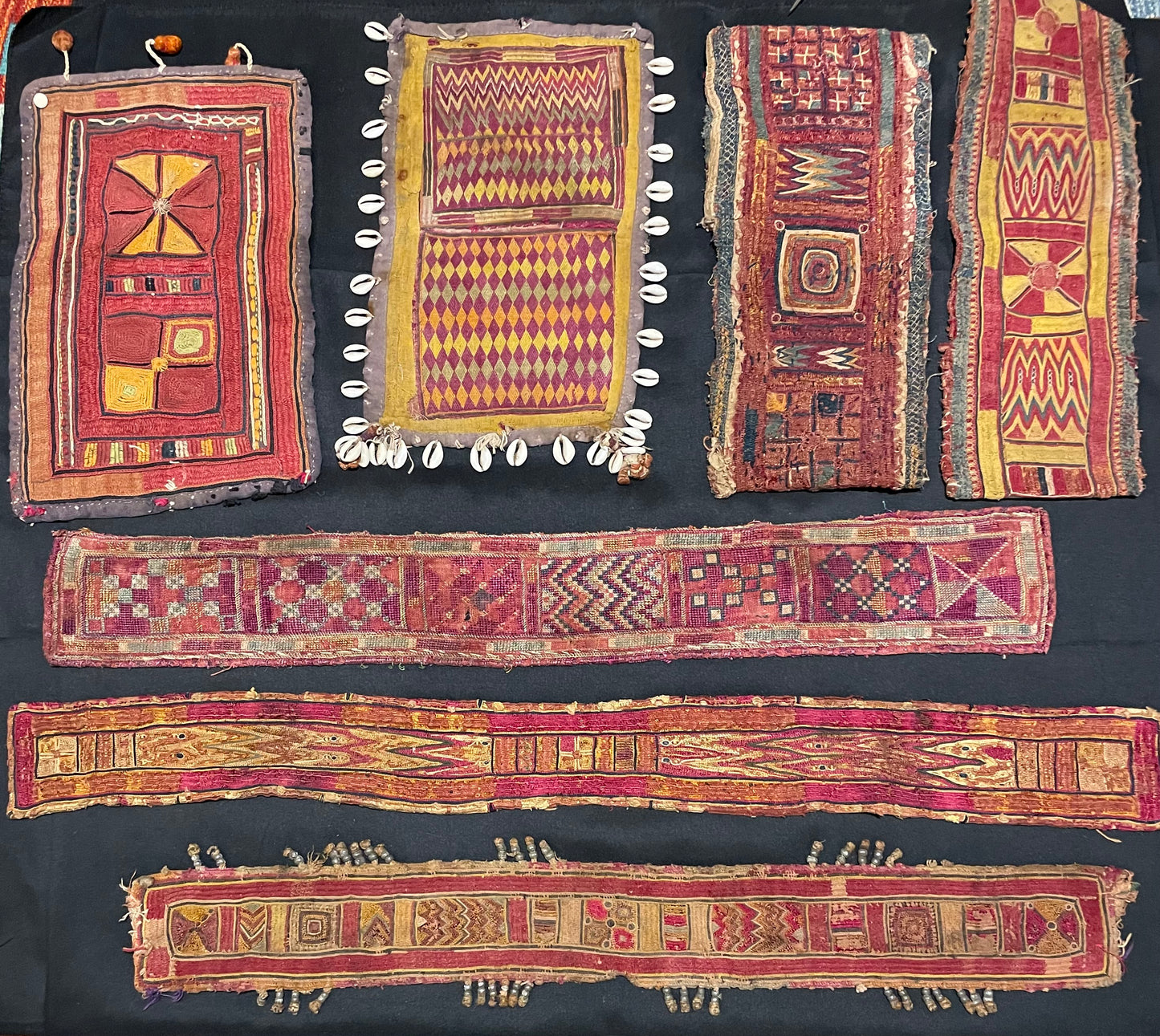 Antique Tribal Banjara Textile Collection - 12 pieces