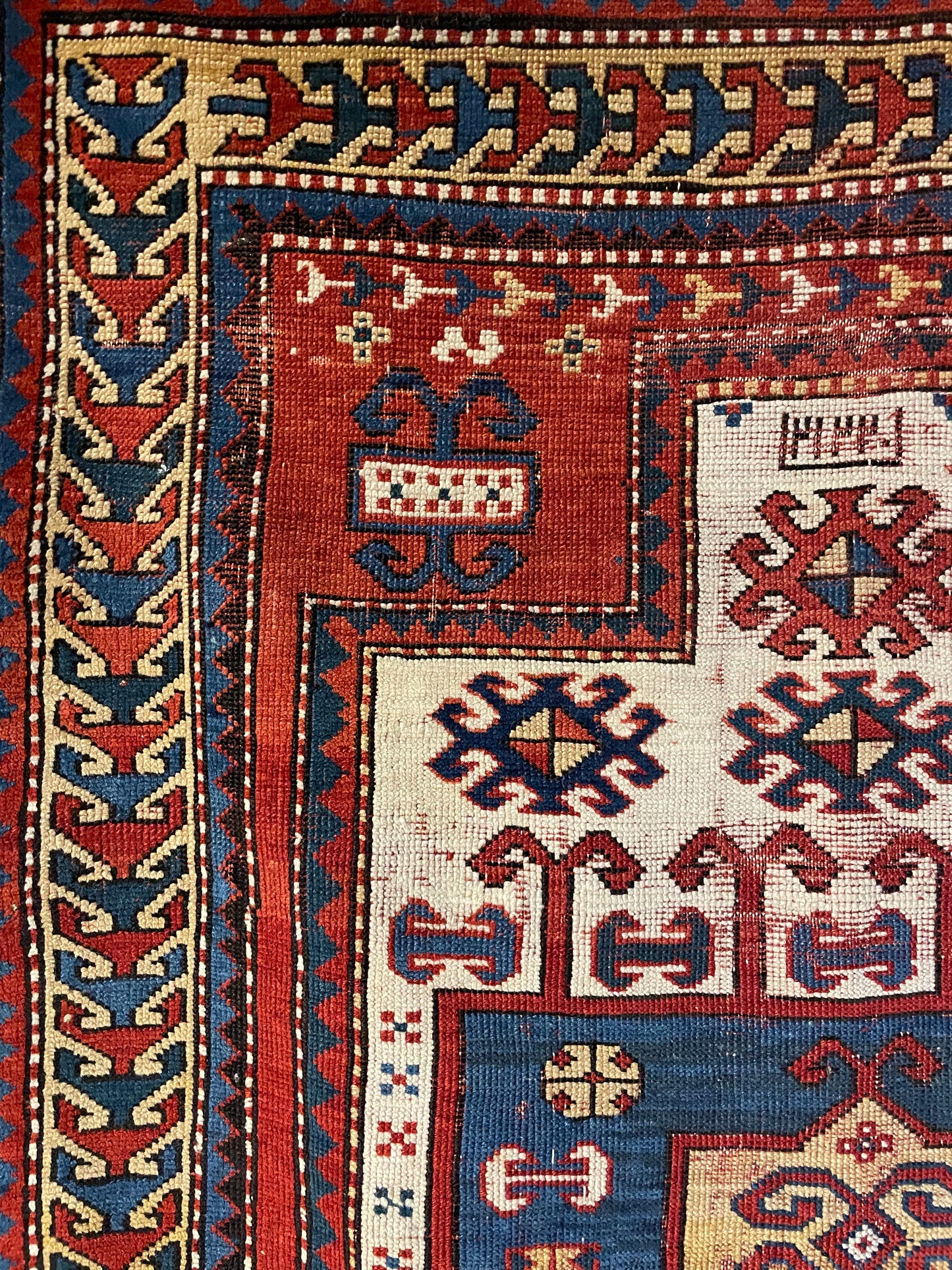 Antique Caucasian Karachov Prayer Rug