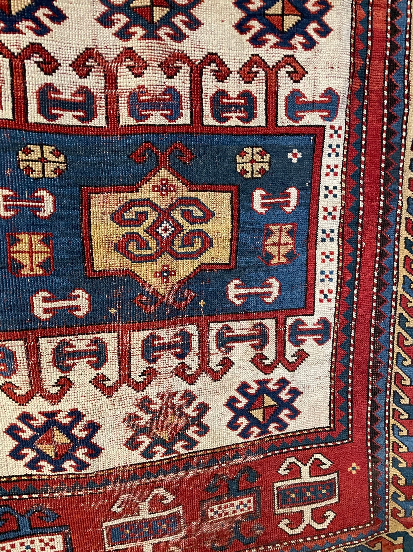 Antique Caucasian Karachov Prayer Rug