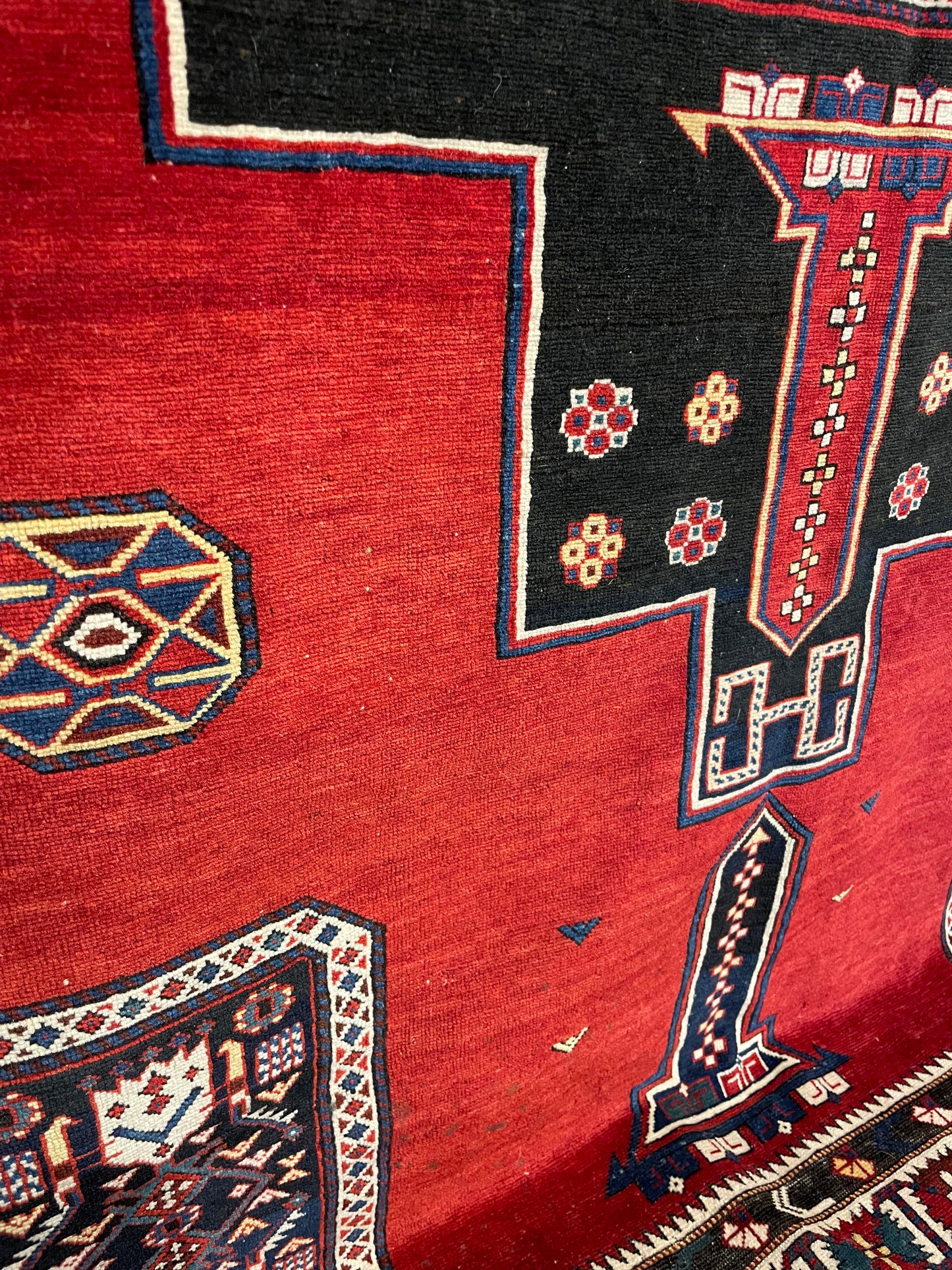 Antique Caucasian Kuba Konagkend rug