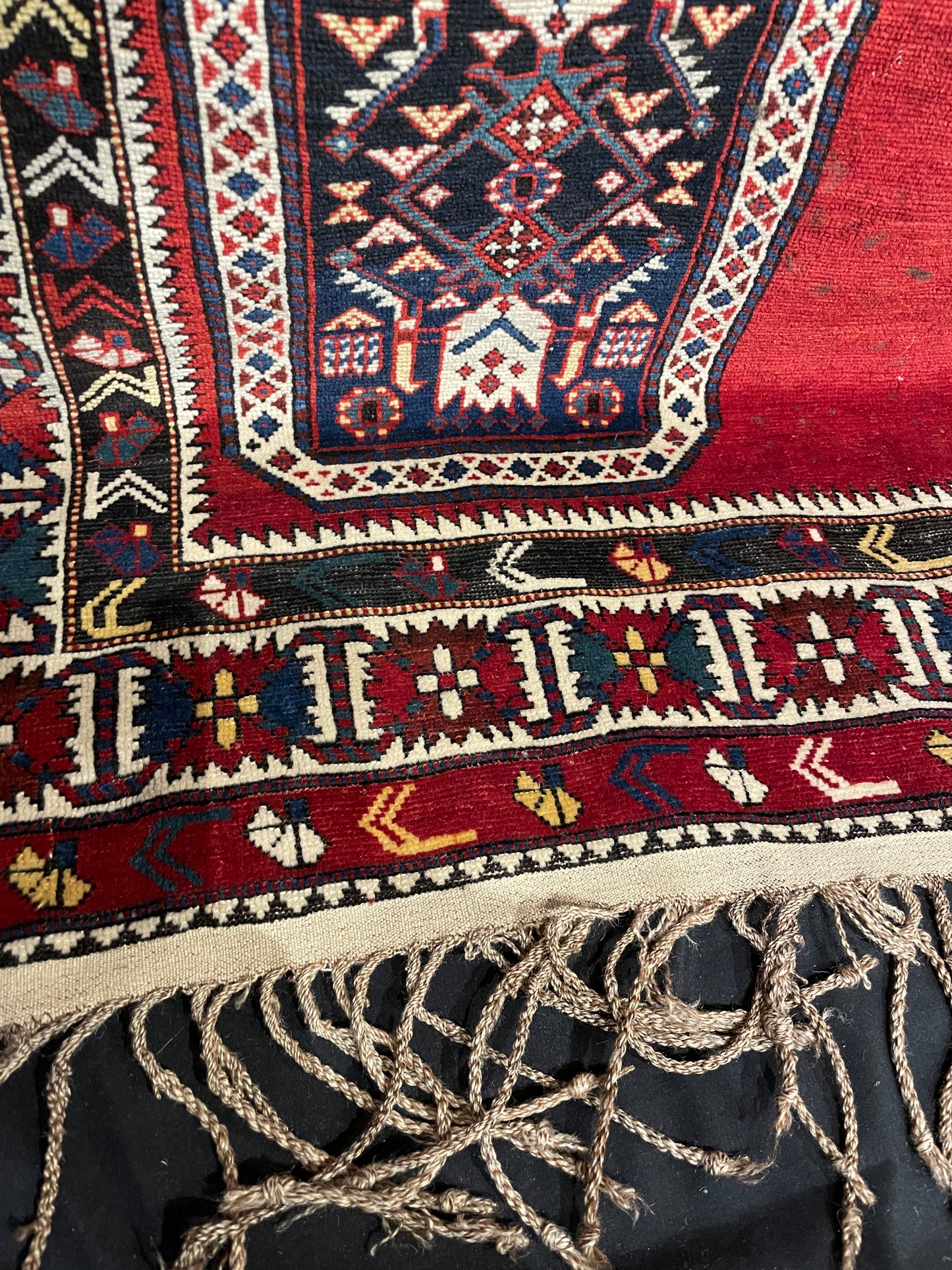 Antique Caucasian Kuba Konagkend rug