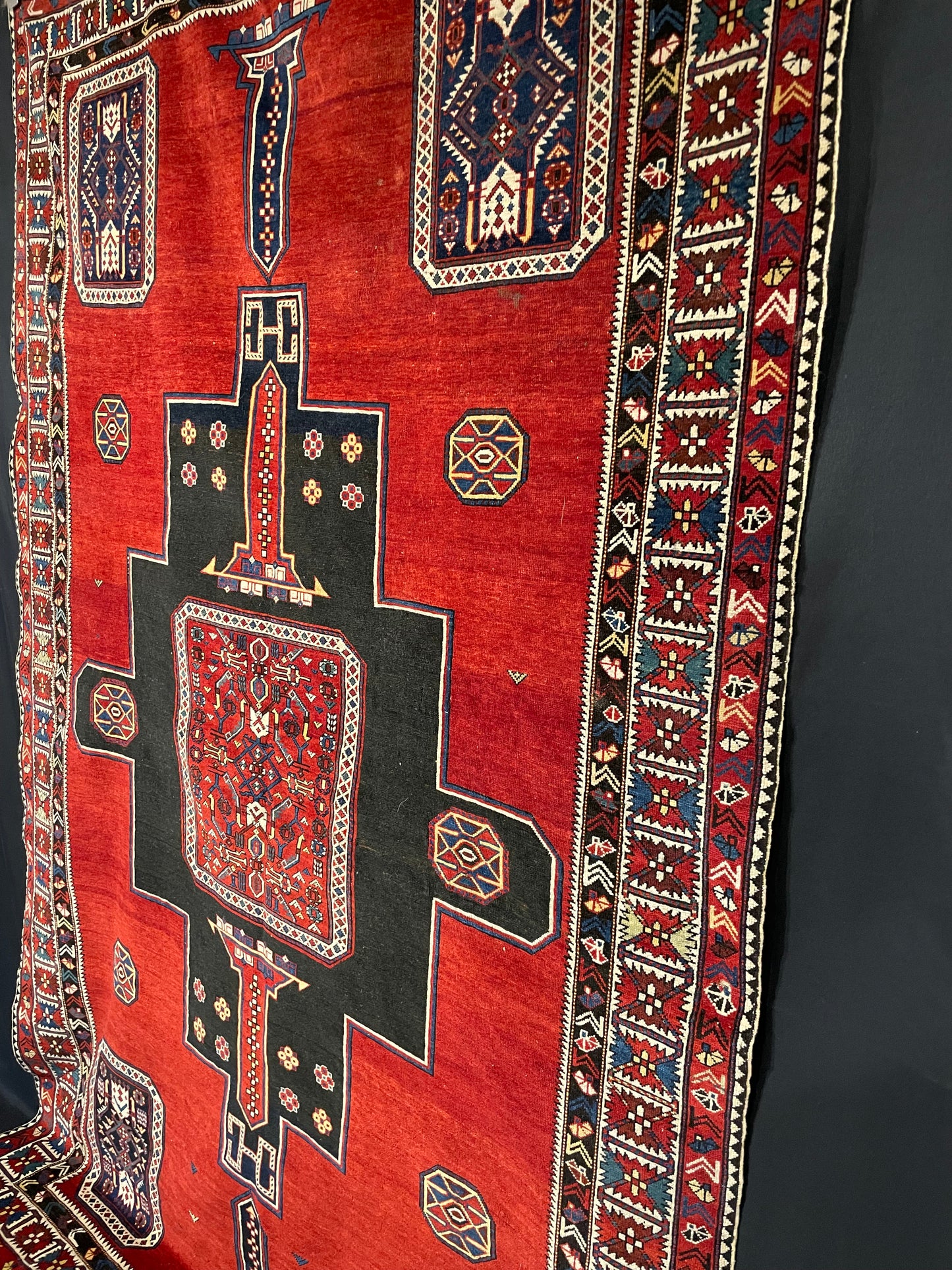 Antique Caucasian Kuba Konagkend rug