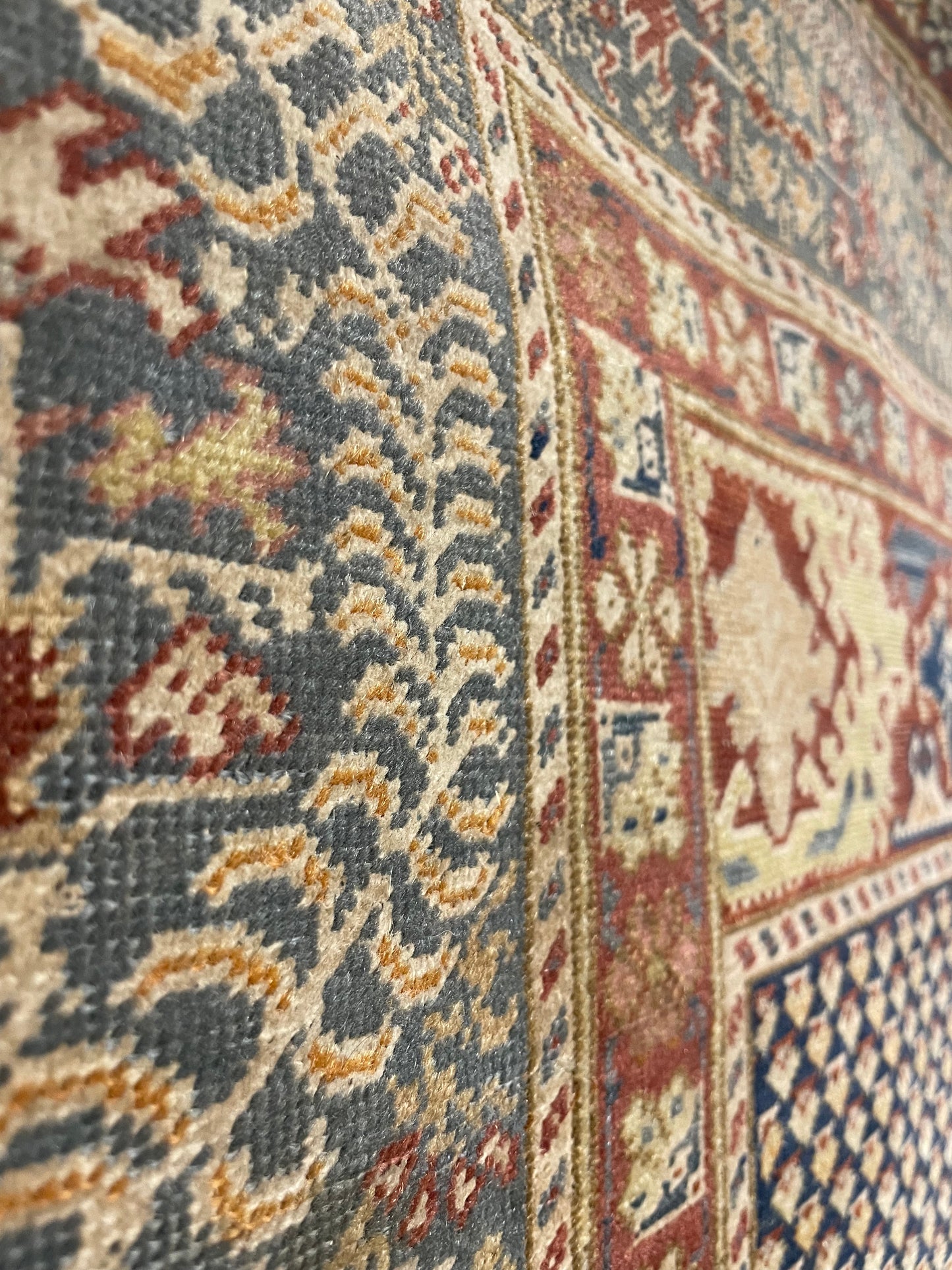 Antique Anatolian Ghiordes prayer rug