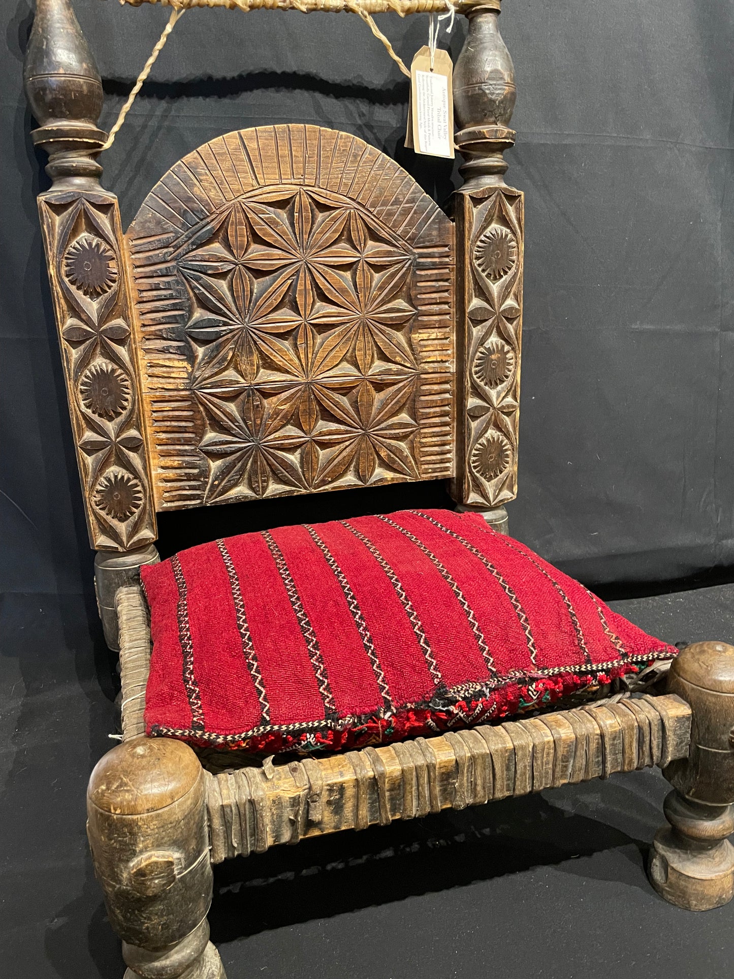 Antique Swat Valley Low Chair