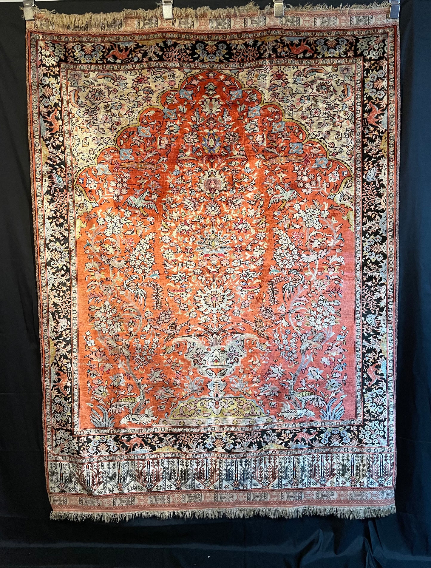 N/W Persian Fine Silk 'Garden of Paradise'