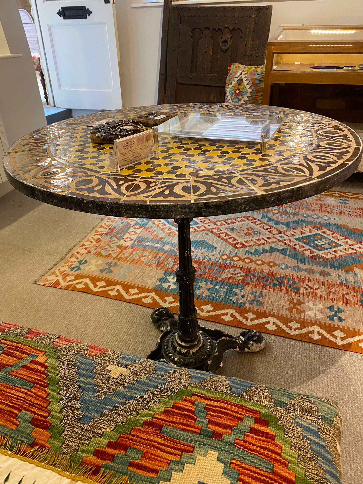 Vintage Moroccan Mosaic Table