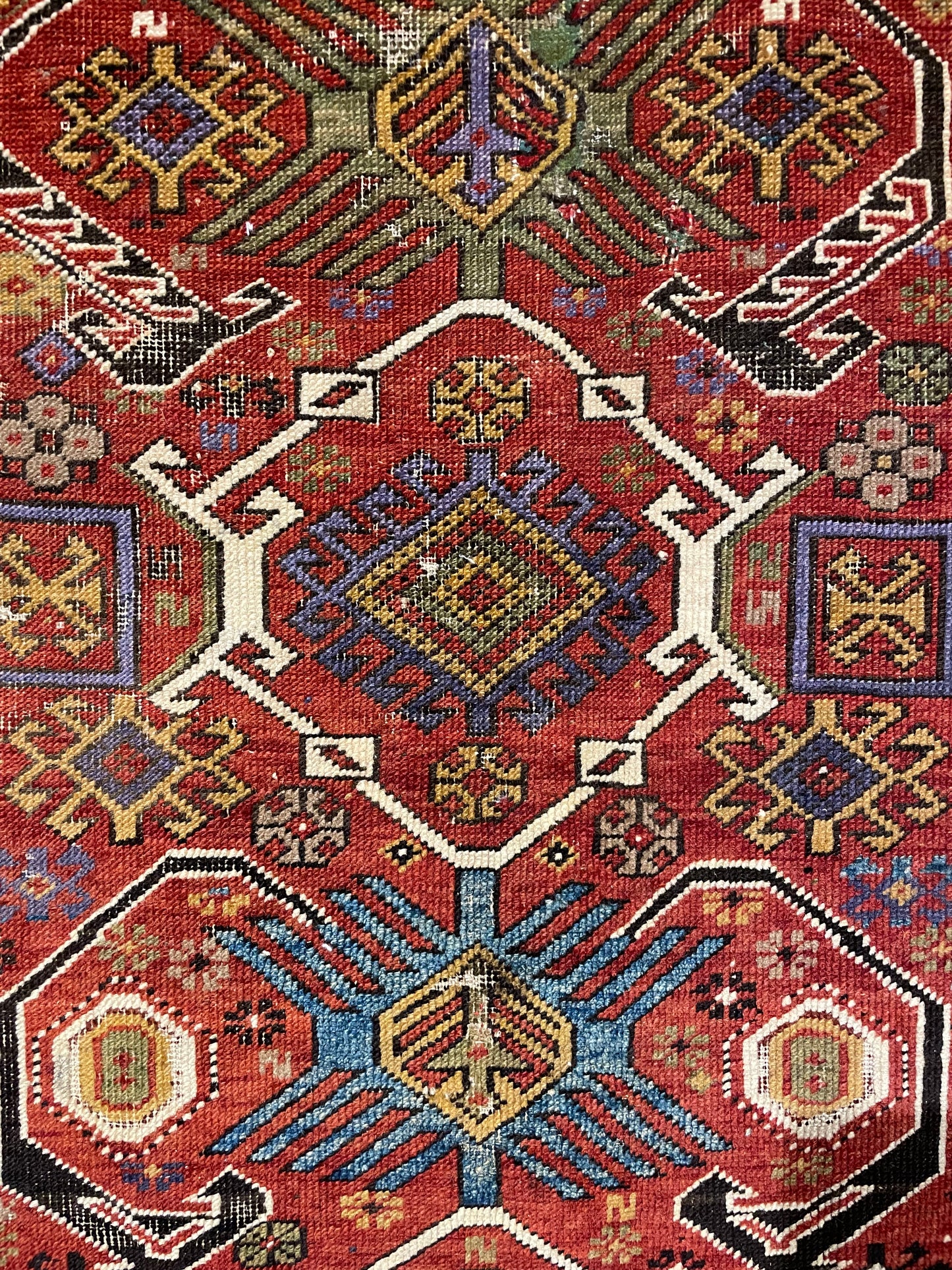 Antique Caucasian Shirvan Bidjov