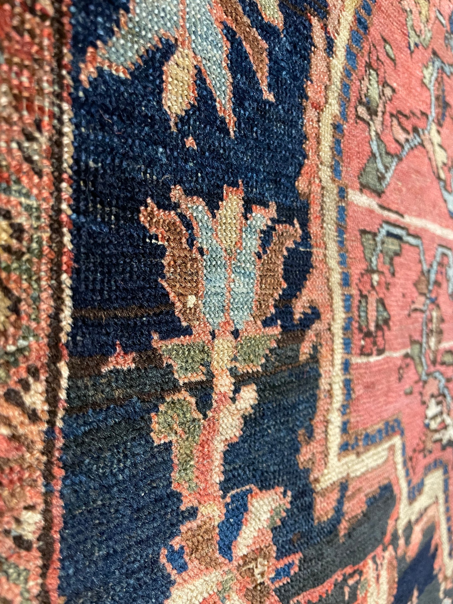 Antique Persian Fereghan Sarouk Village Rug