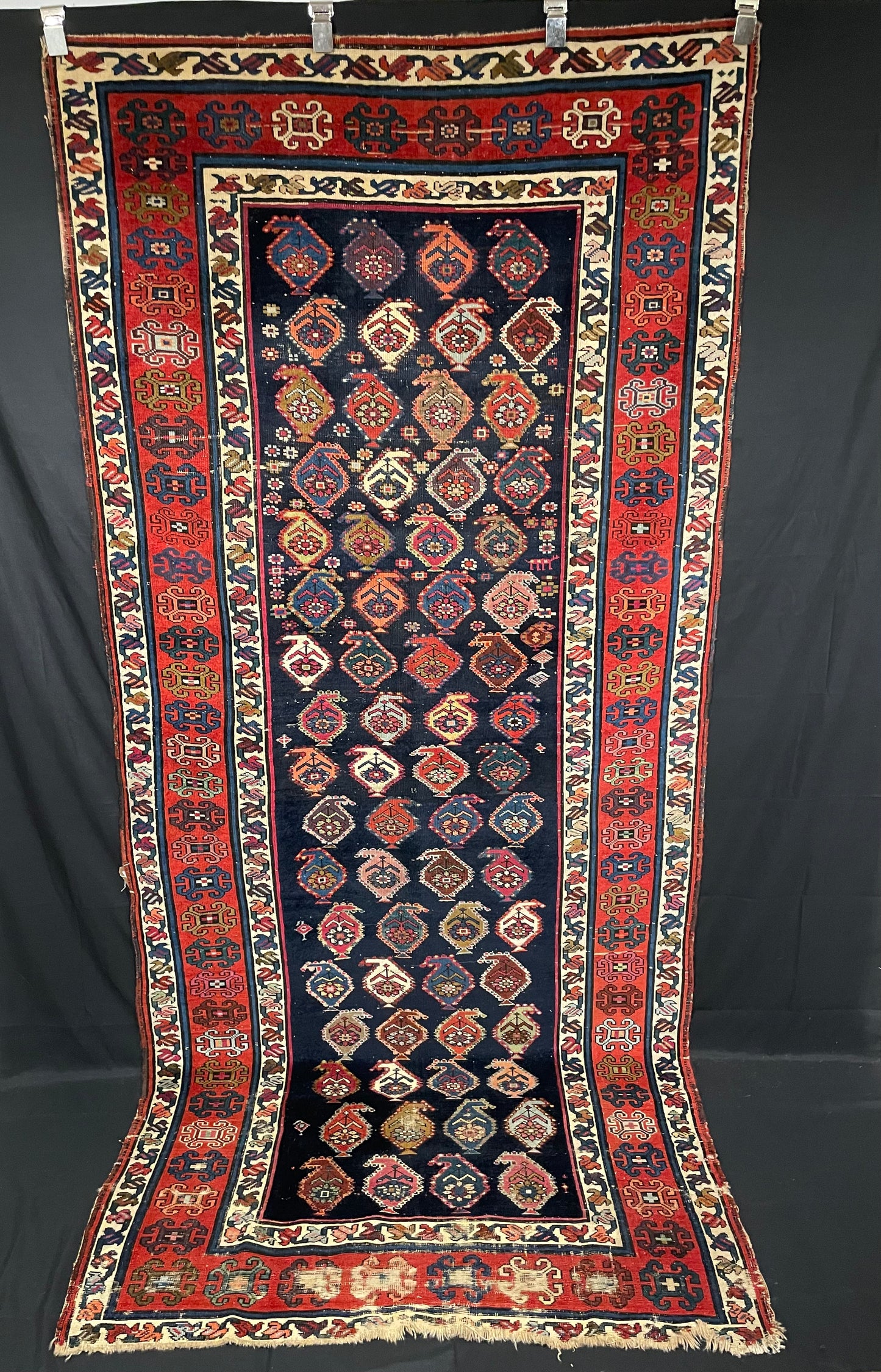 Antique Caucasian Karabagh Runner