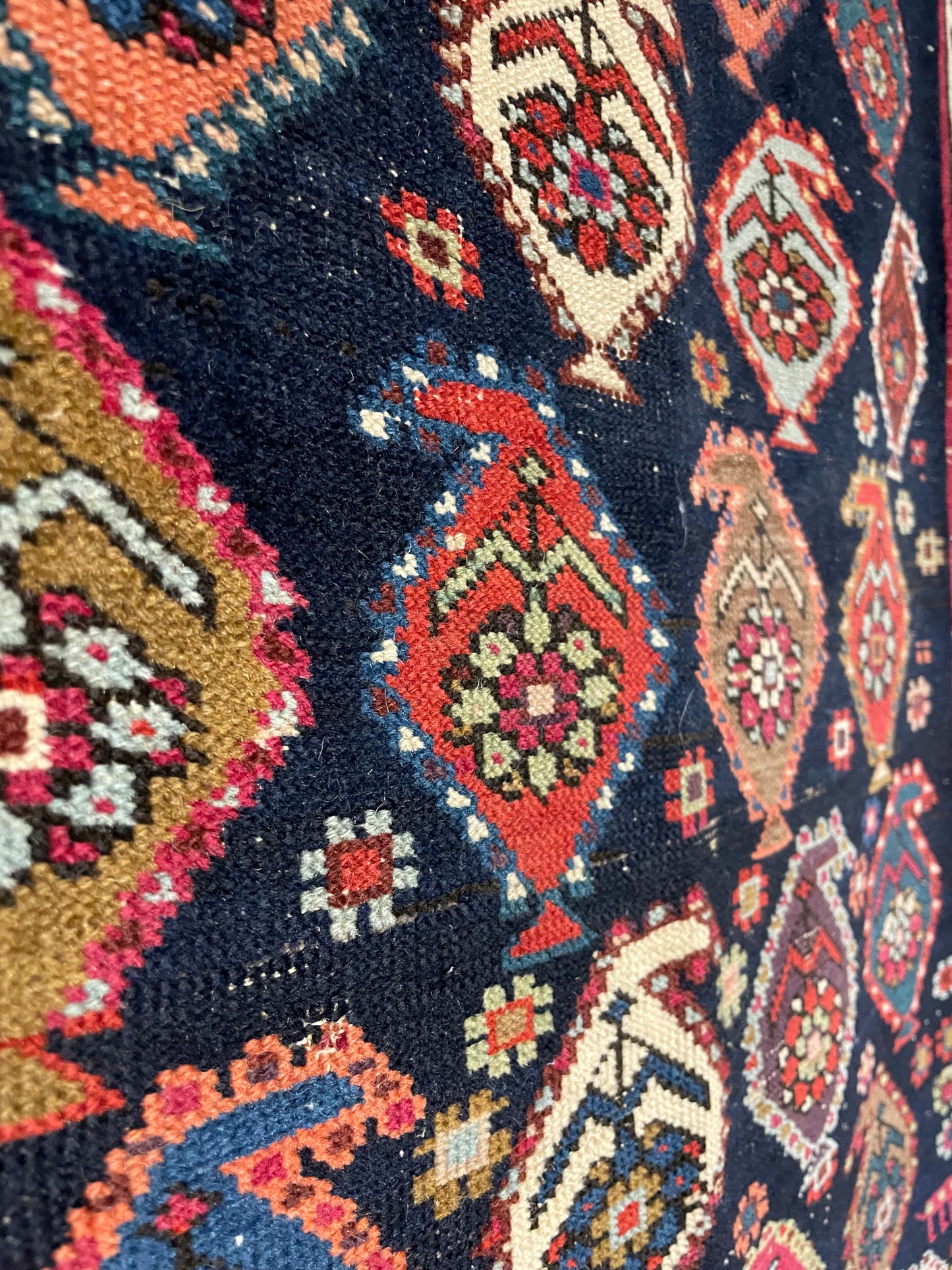 Antique Caucasian Karabagh Runner