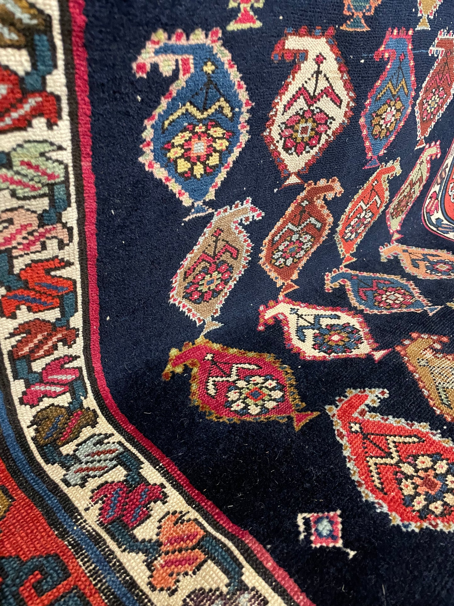 Antique Caucasian Karabagh Runner