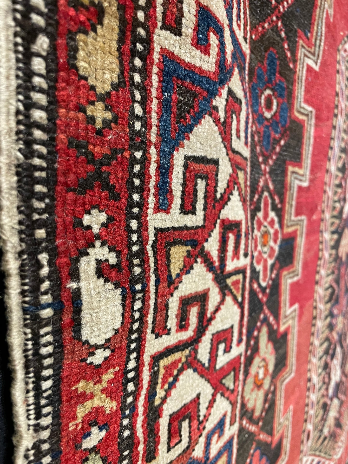 Antique Caucasian Shirvan 'Bird Rug'