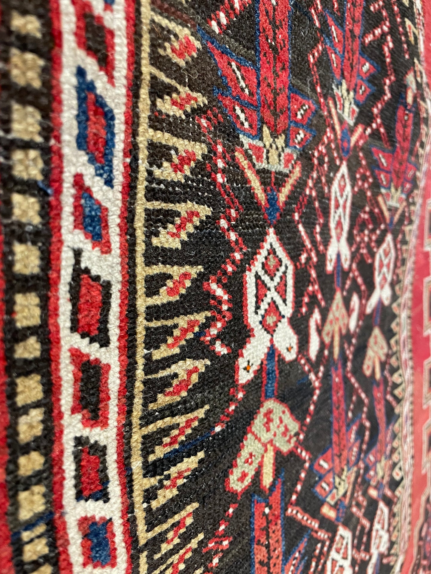 Antique Caucasian Shirvan 'Bird Rug'