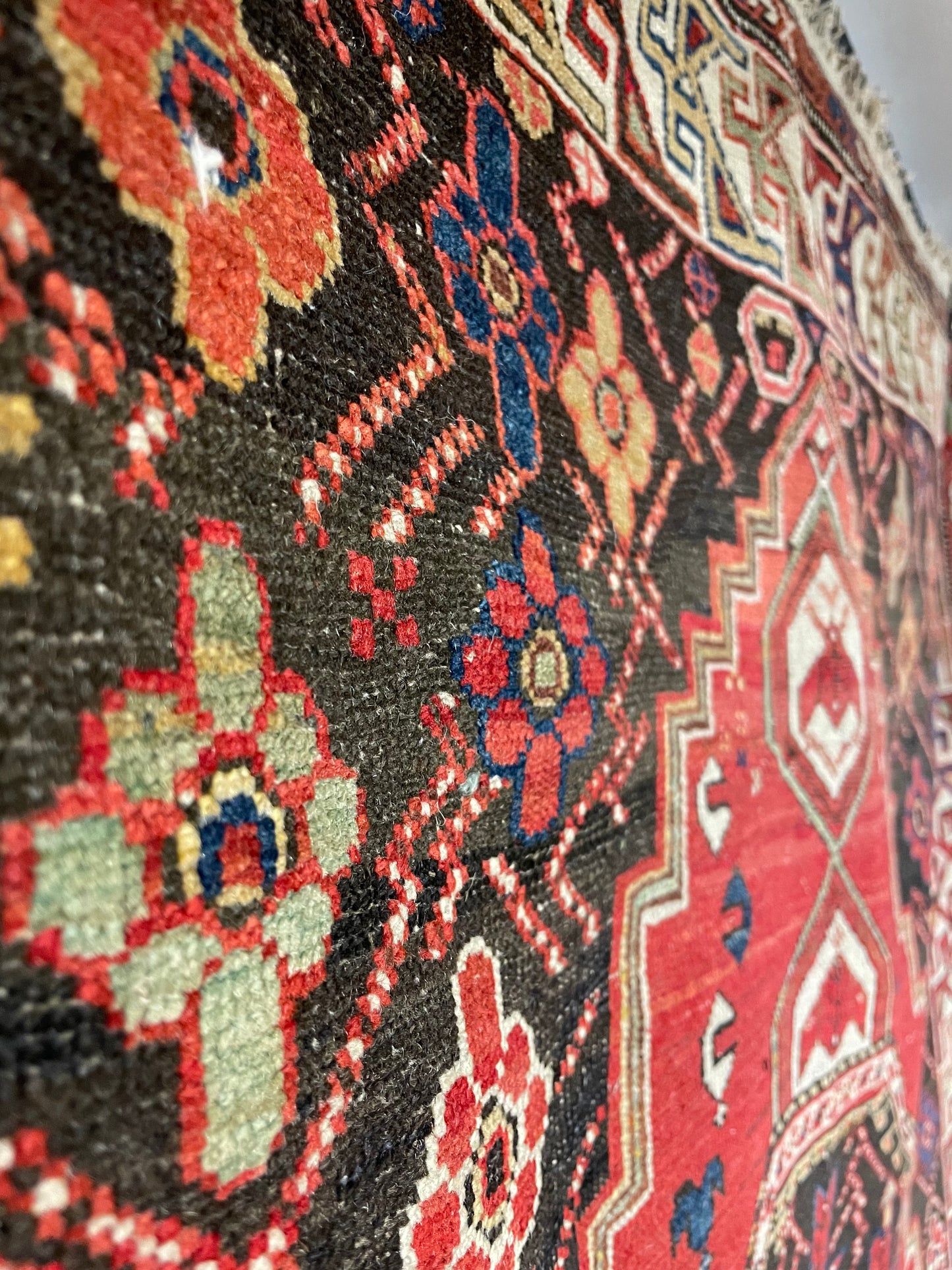 Antique Caucasian Shirvan 'Bird Rug'