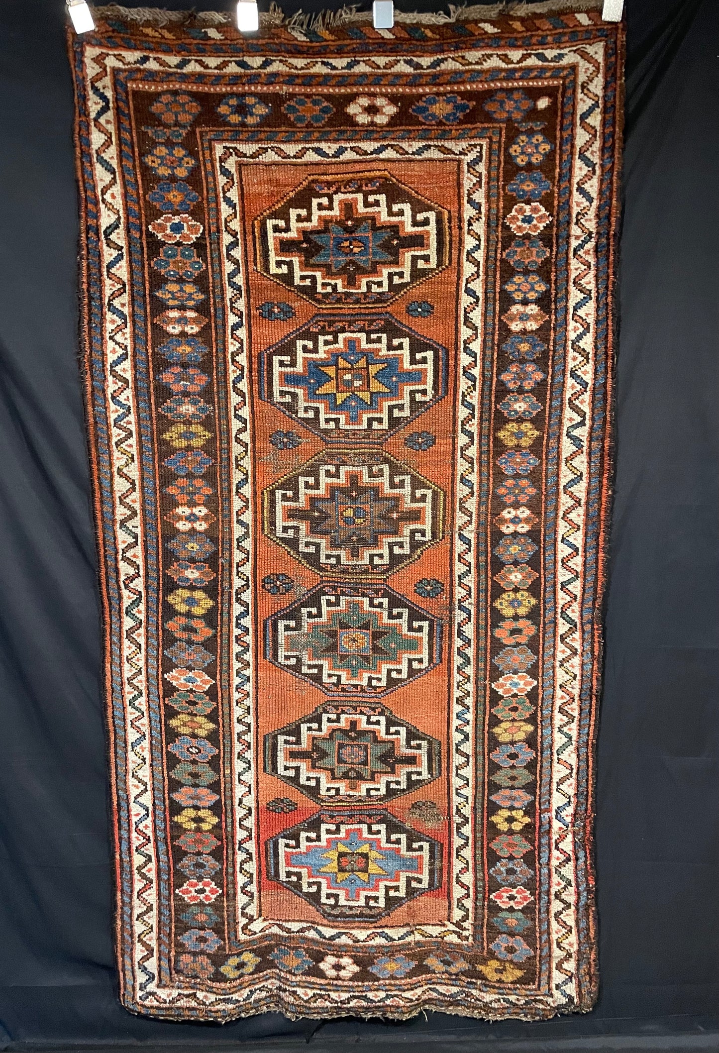 Antique N/W Persian Kurdish Rug