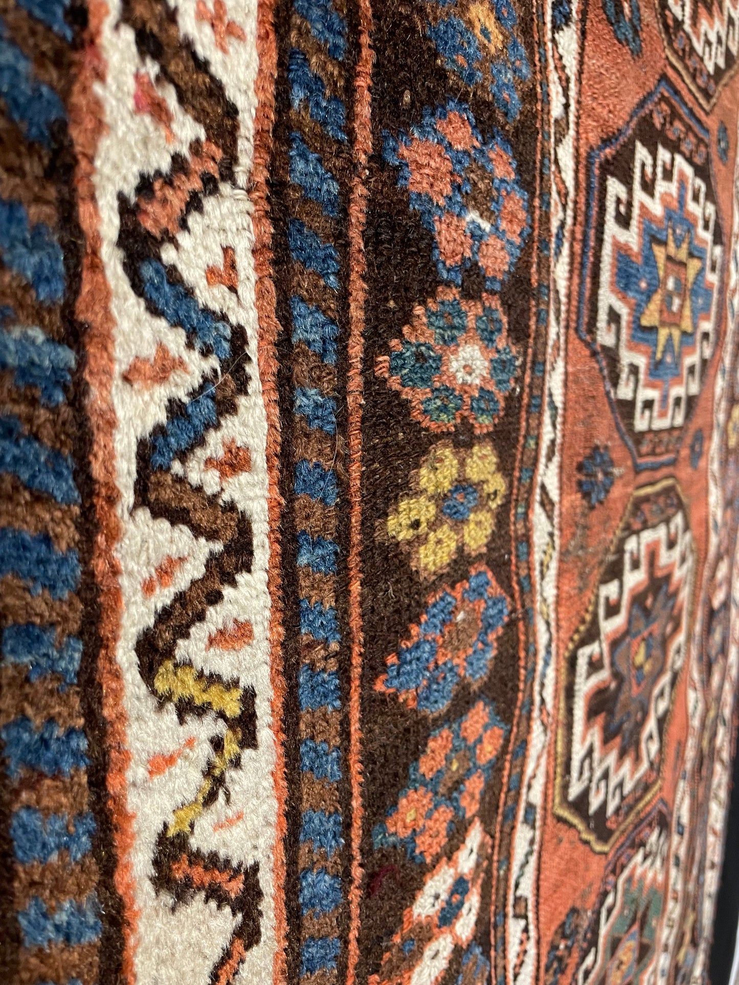 Antique N/W Persian Kurdish Rug