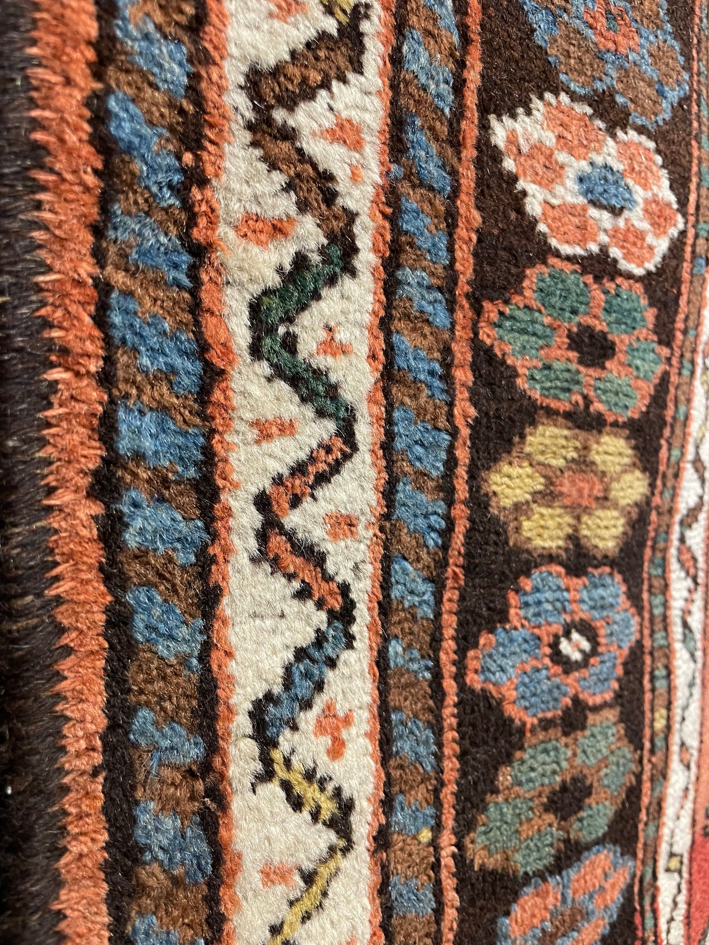 Antique N/W Persian Kurdish Rug