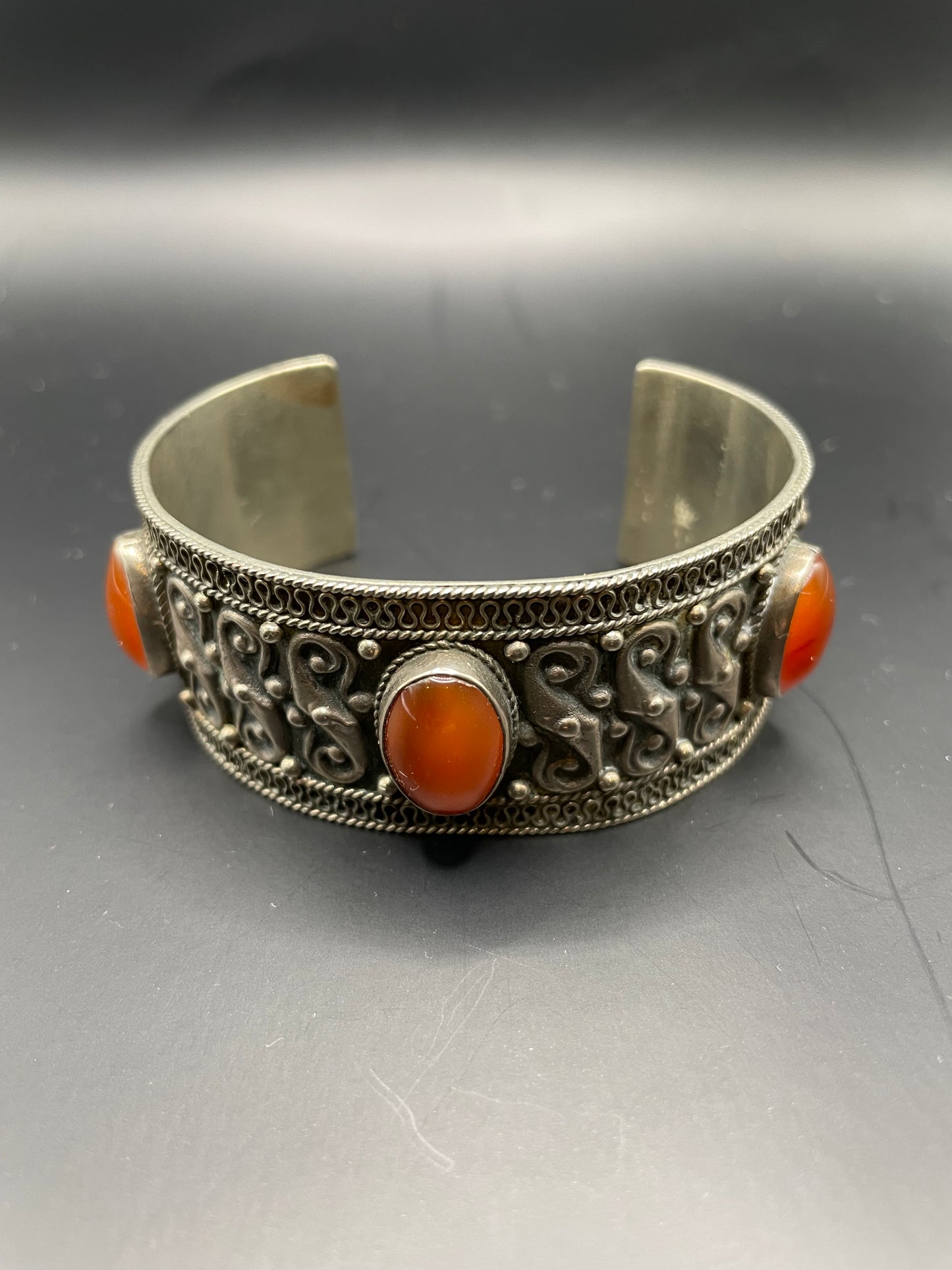 Carnelian Cuff Bracelet