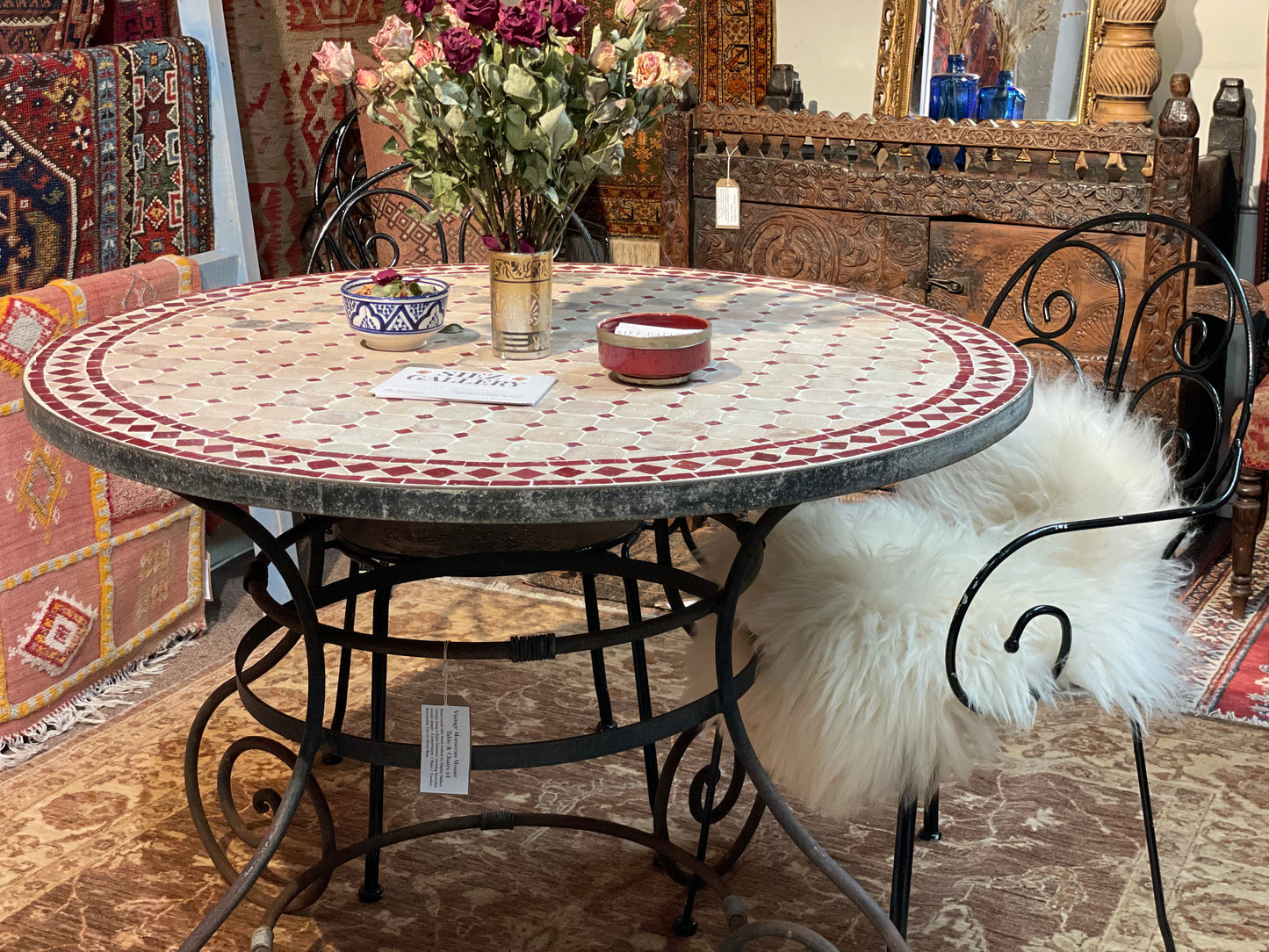 Moroccan mosaic Garden/Conservatory Table