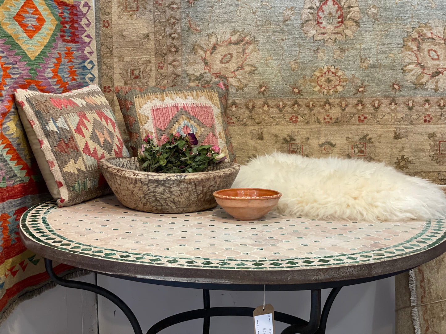 Moroccan Mosaic Garden/Conservatory Table