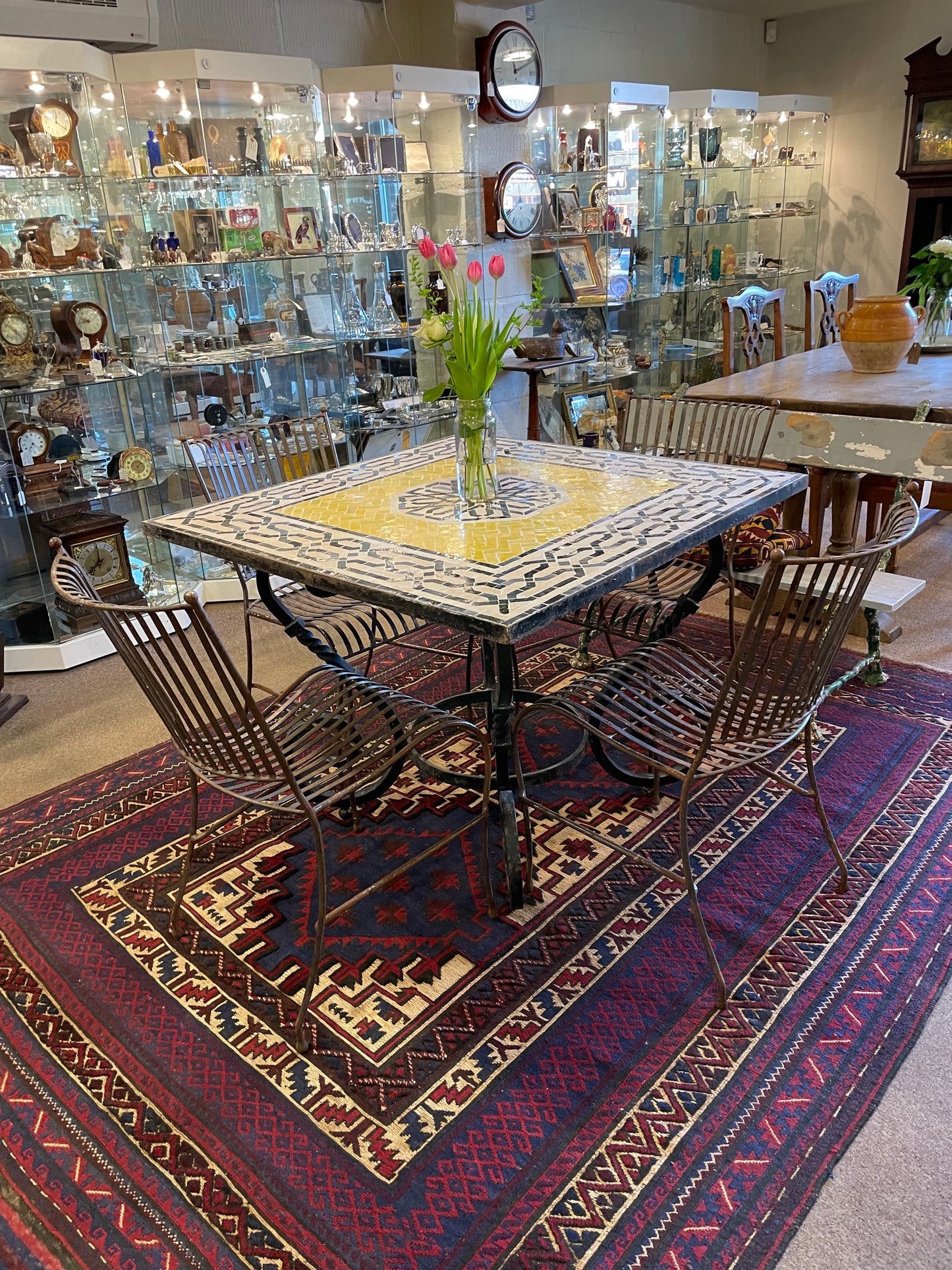 Moroccan Mosaic Garden/Conservatory Table