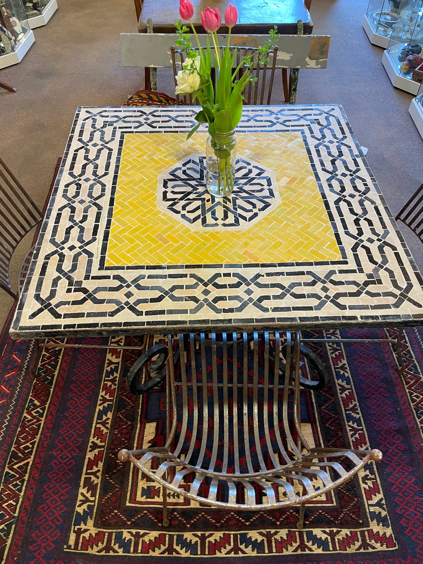 Moroccan Mosaic Garden/Conservatory Table