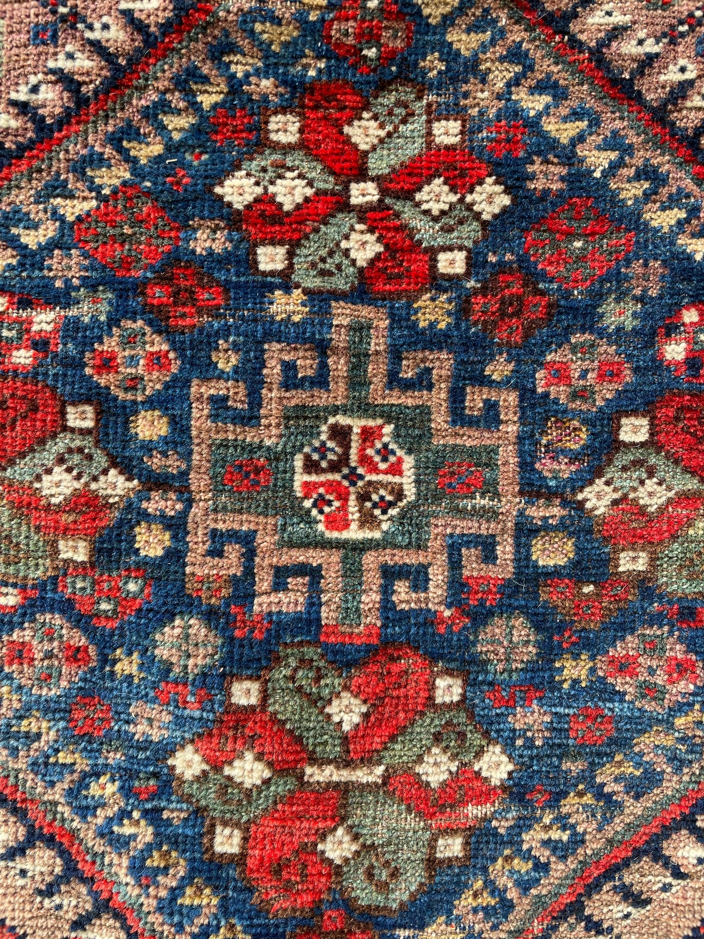 Antique Khamseh Confederacy Baharlu Tribal Main Carpet