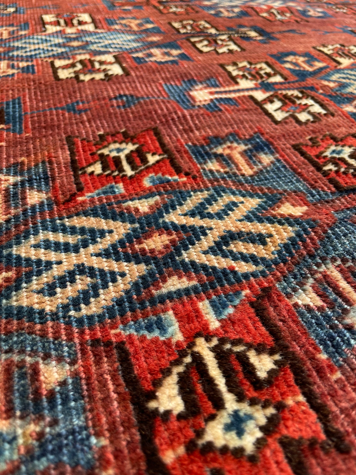 Turkoman Yomut Main Carpet Late 19th Century