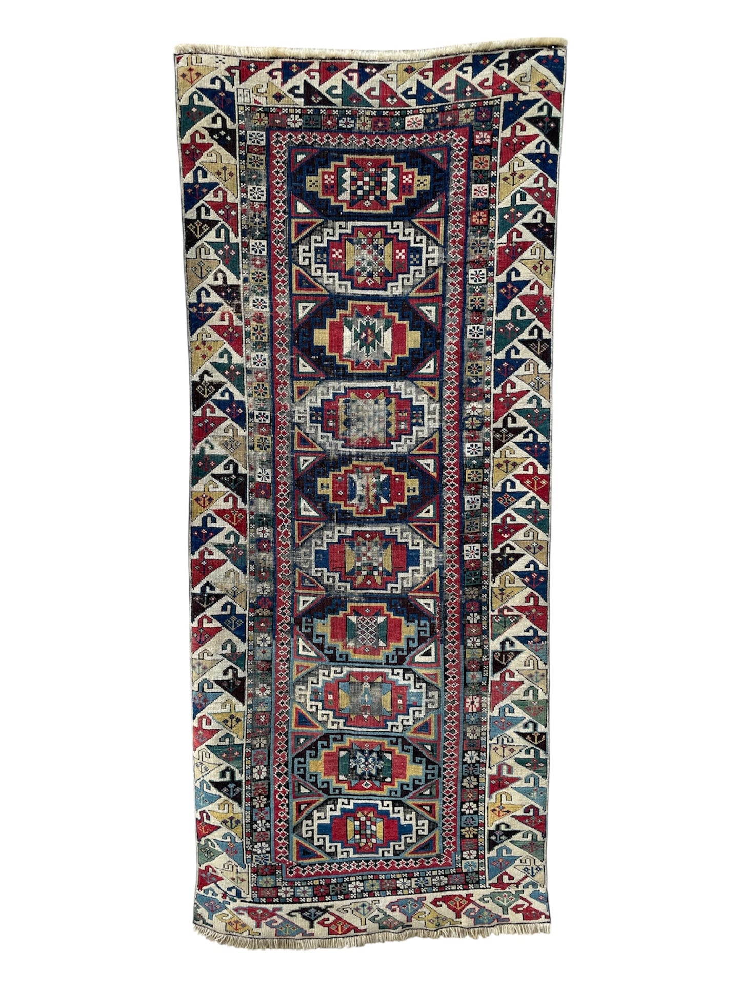 Antique Caucasian Shirvan Runner