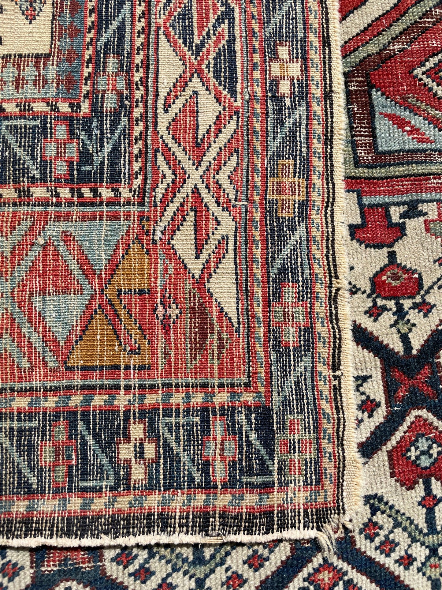 Antique Caucasian Shirvan Prayer Rug