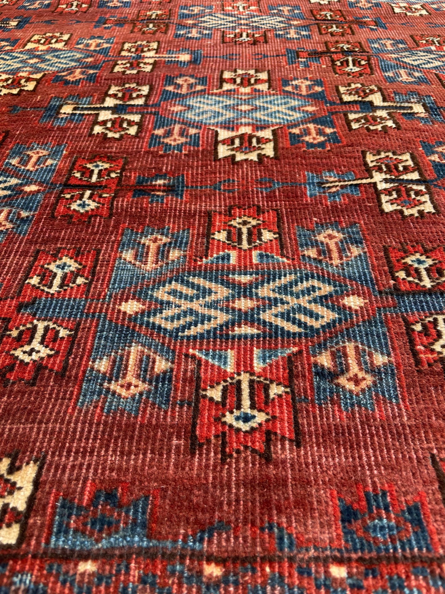 Turkoman Yomut Main Carpet Late 19th Century
