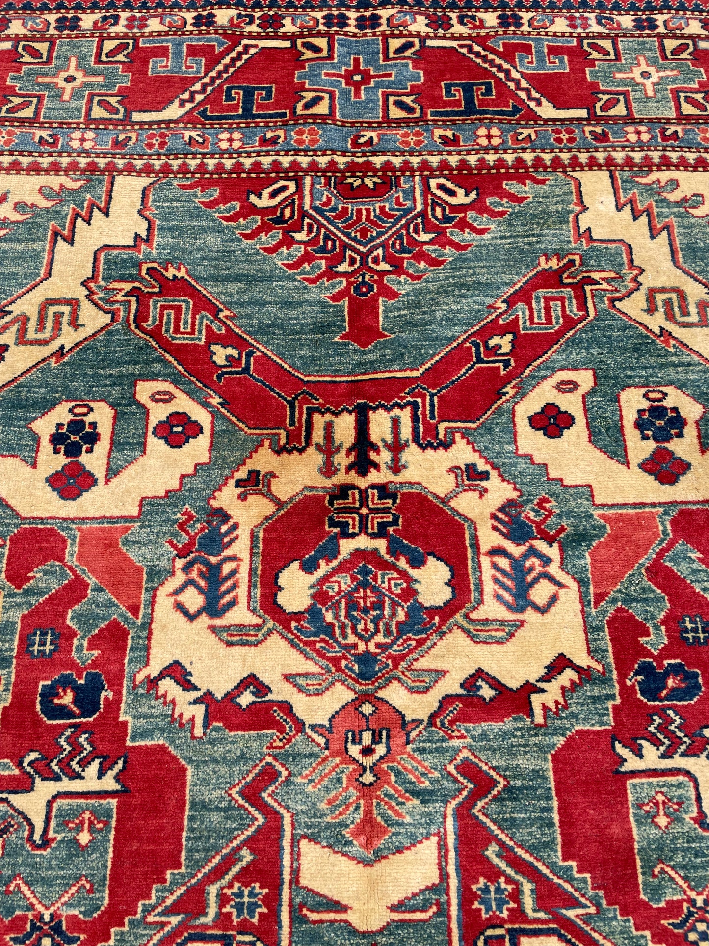 Afghan Caucasian ‘Dragon’ Design Rug
