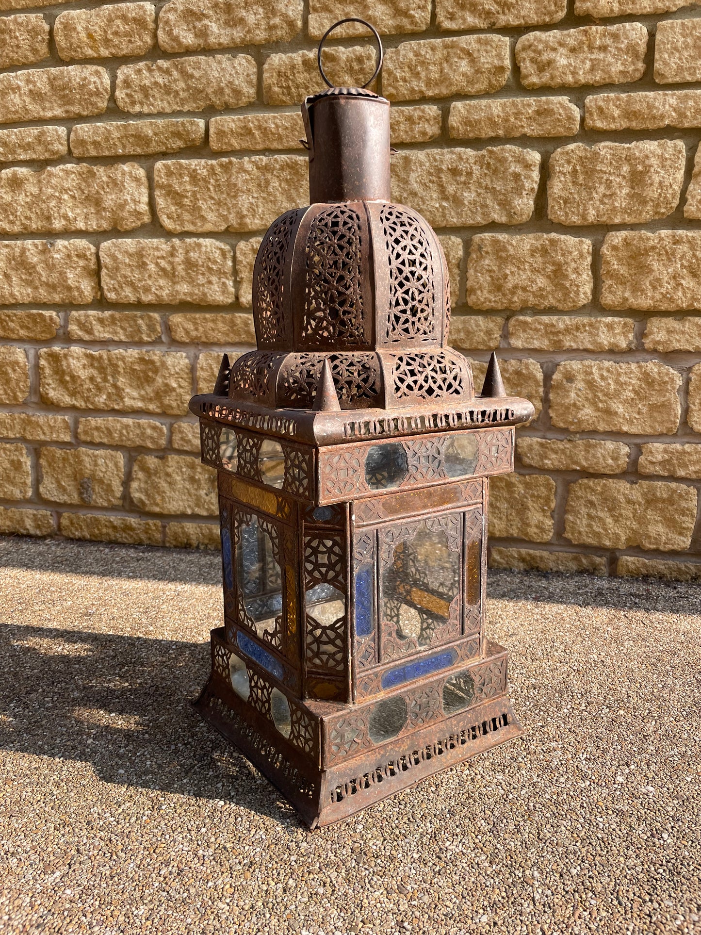 Large Vintage Moroccan Lantern