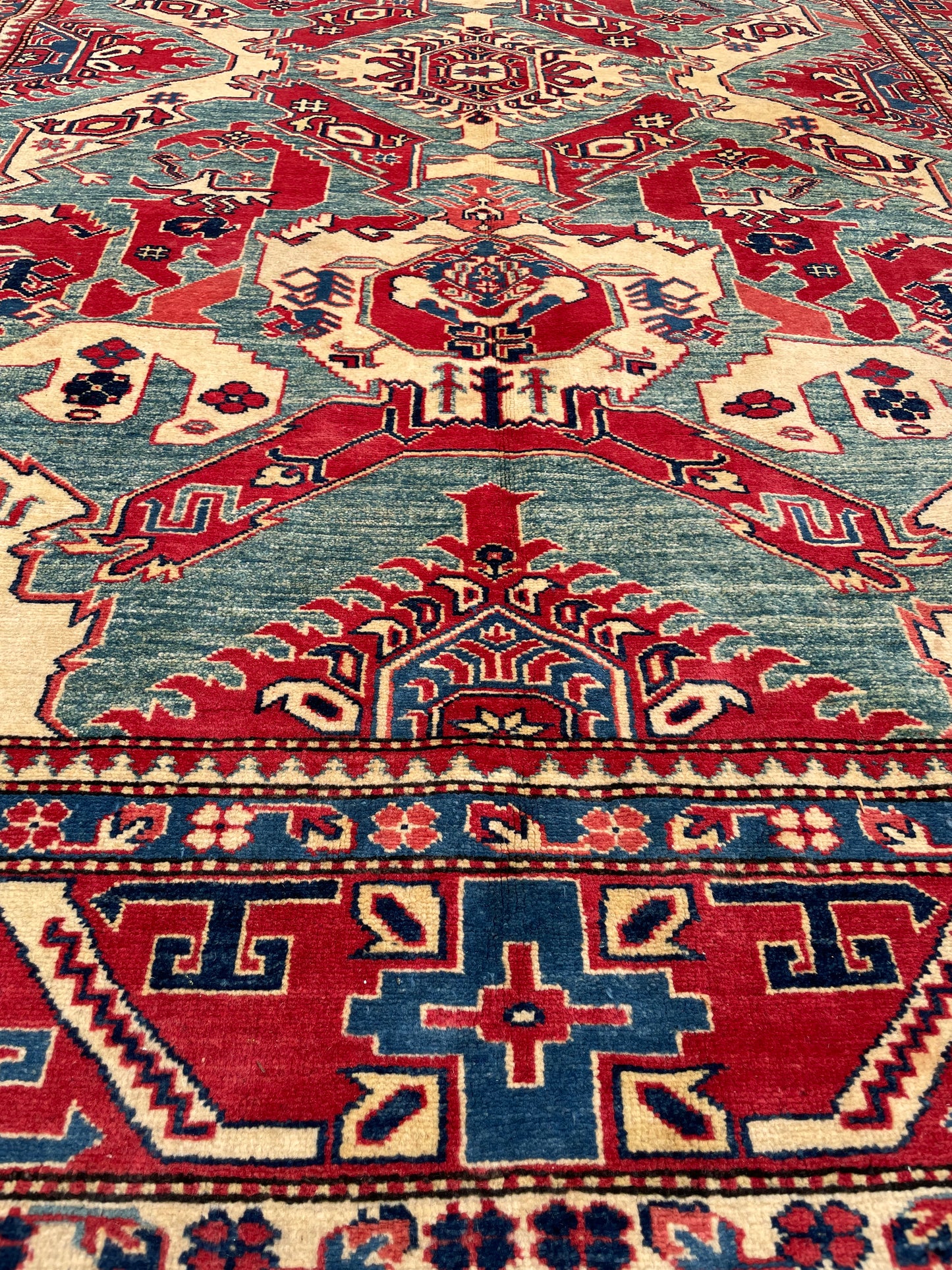 Afghan Caucasian ‘Dragon’ Design Rug