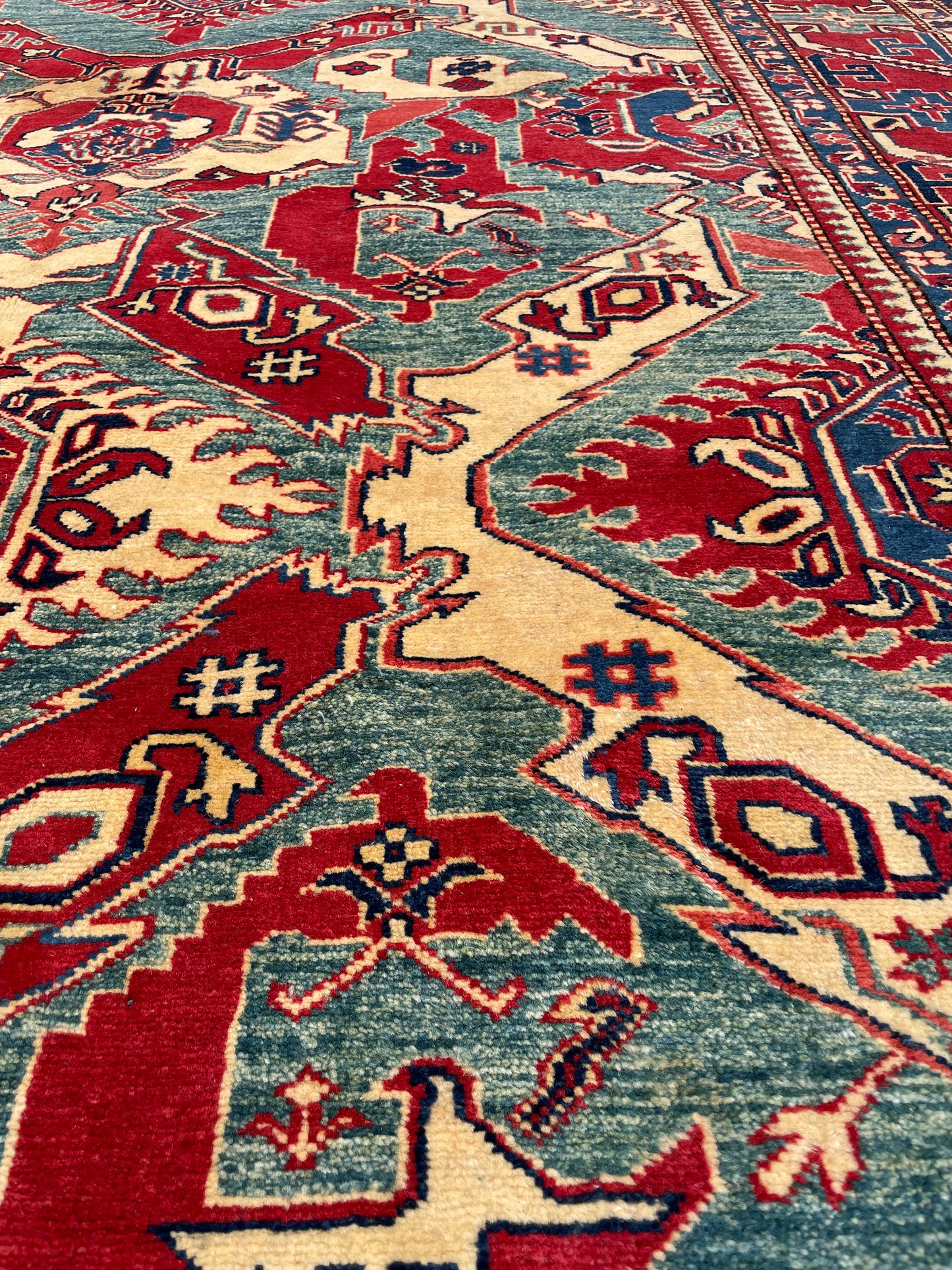 Afghan Caucasian ‘Dragon’ Design Rug